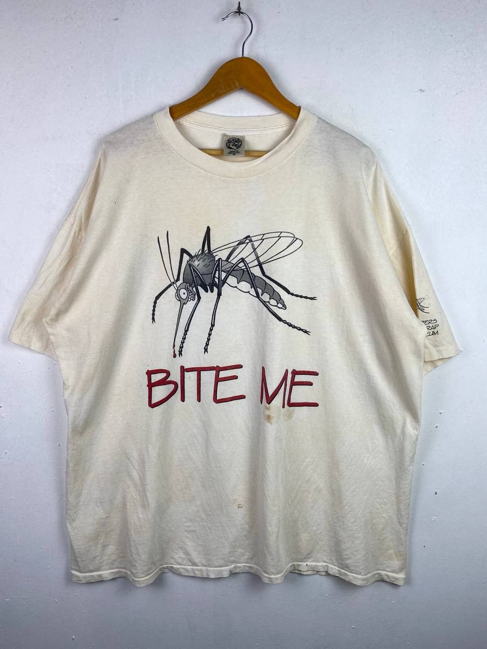 vintage bite me art tee made in usa nice design
