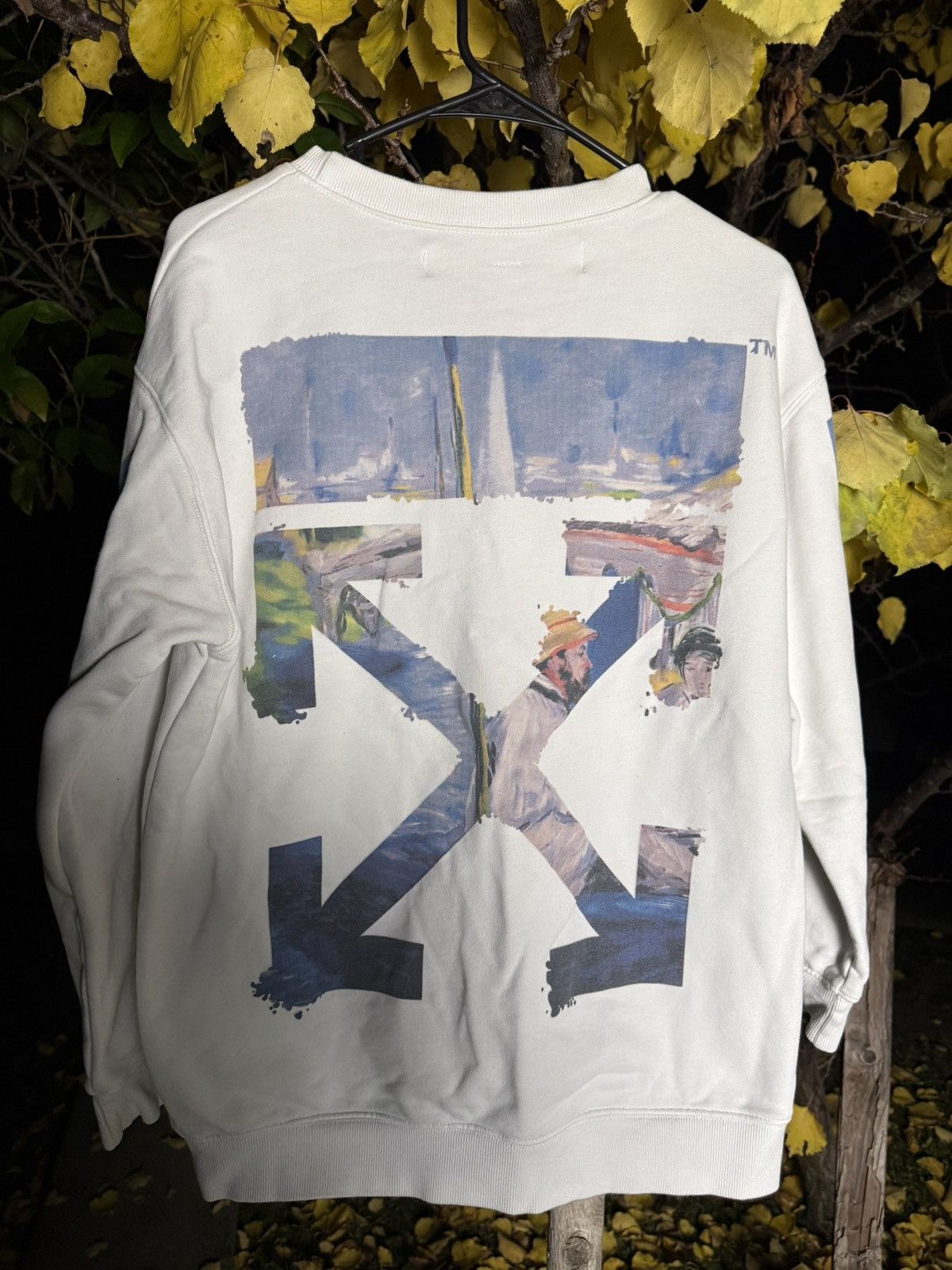 Off-White OFF-WHITE 2016 WHITE CREWNECK Size US S / EU 44-46 / 1 - 1 Thumbnail