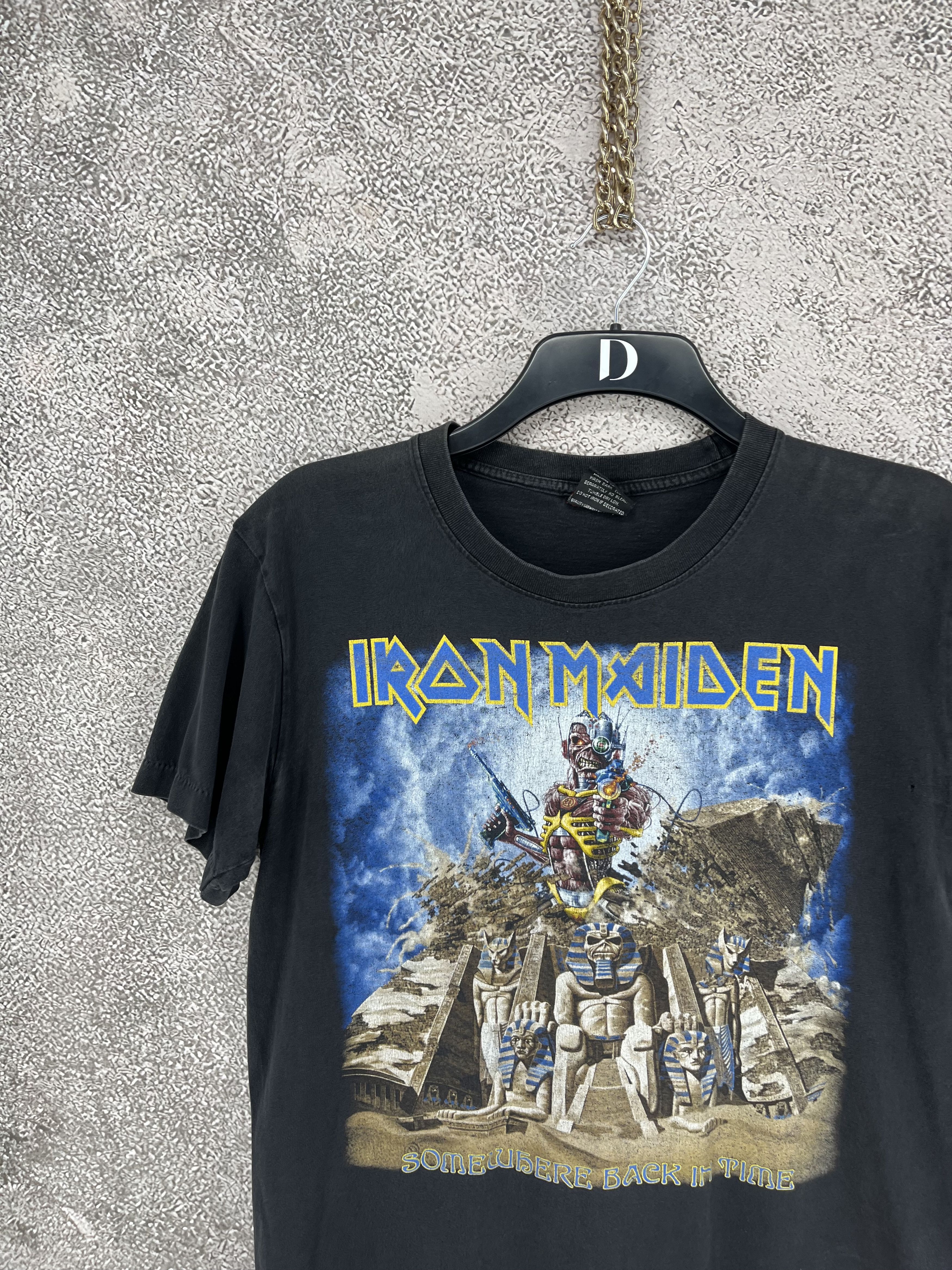 Iron Maiden Vintage Iron Maiden Double Sided Tee Vtg 90s Travis Size US M / EU 48-50 / 2 - 4 Thumbnail