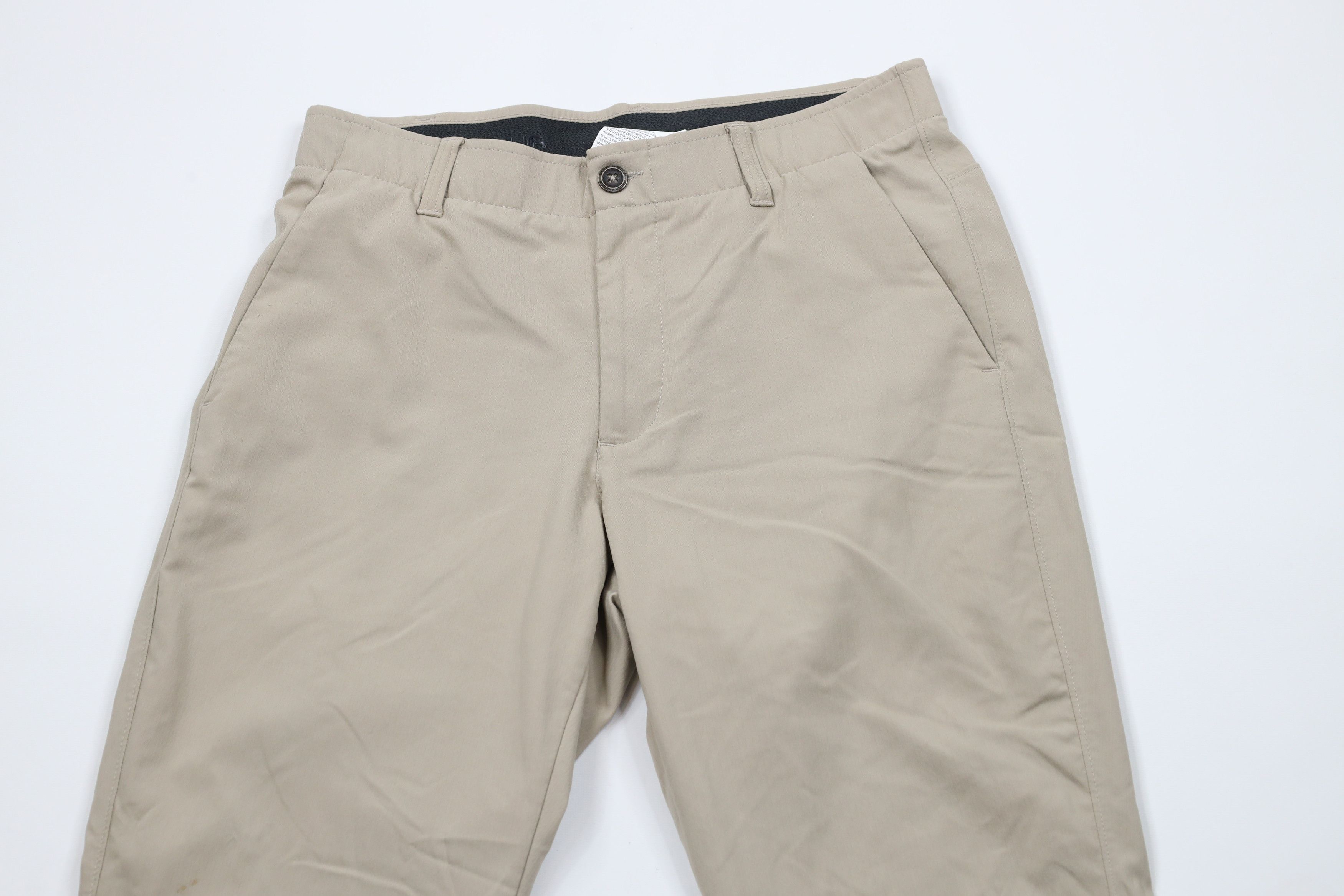 Under Armour × Vintage Under Armour Herringbone UA Showdown Golf Pants Beige Size US 32 / EU 48 - 2 Thumbnail