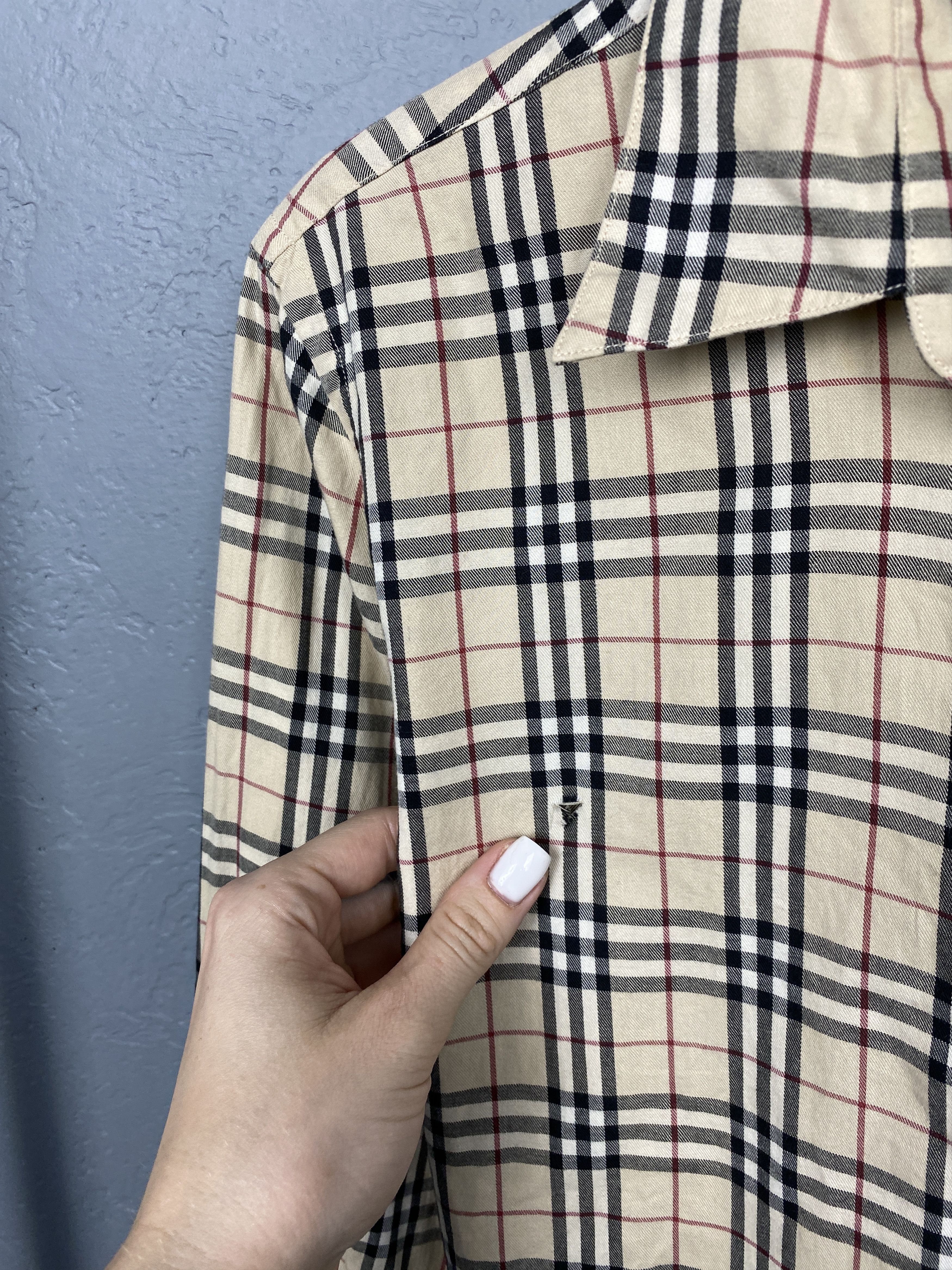 Burberry Burberry London Nova Check Vintage Womens Shirt Size M / US 6-8 / IT 42-44 - 3 Thumbnail