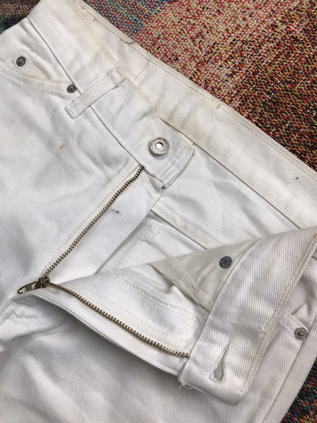 Levi's Vintage Levi’s 521 white tab denim Size US 28 / EU 44 - 6 Thumbnail
