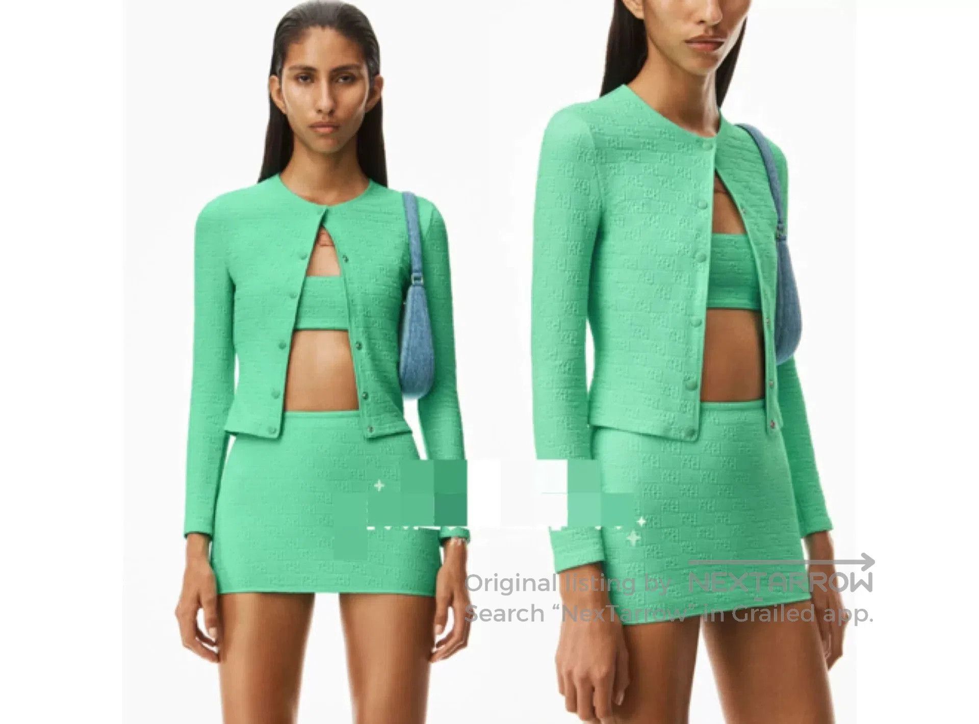 Alexander Wang Alexander Wang Green Backless Slip Dress. Size S / US 4 / IT 40 - 7 Thumbnail