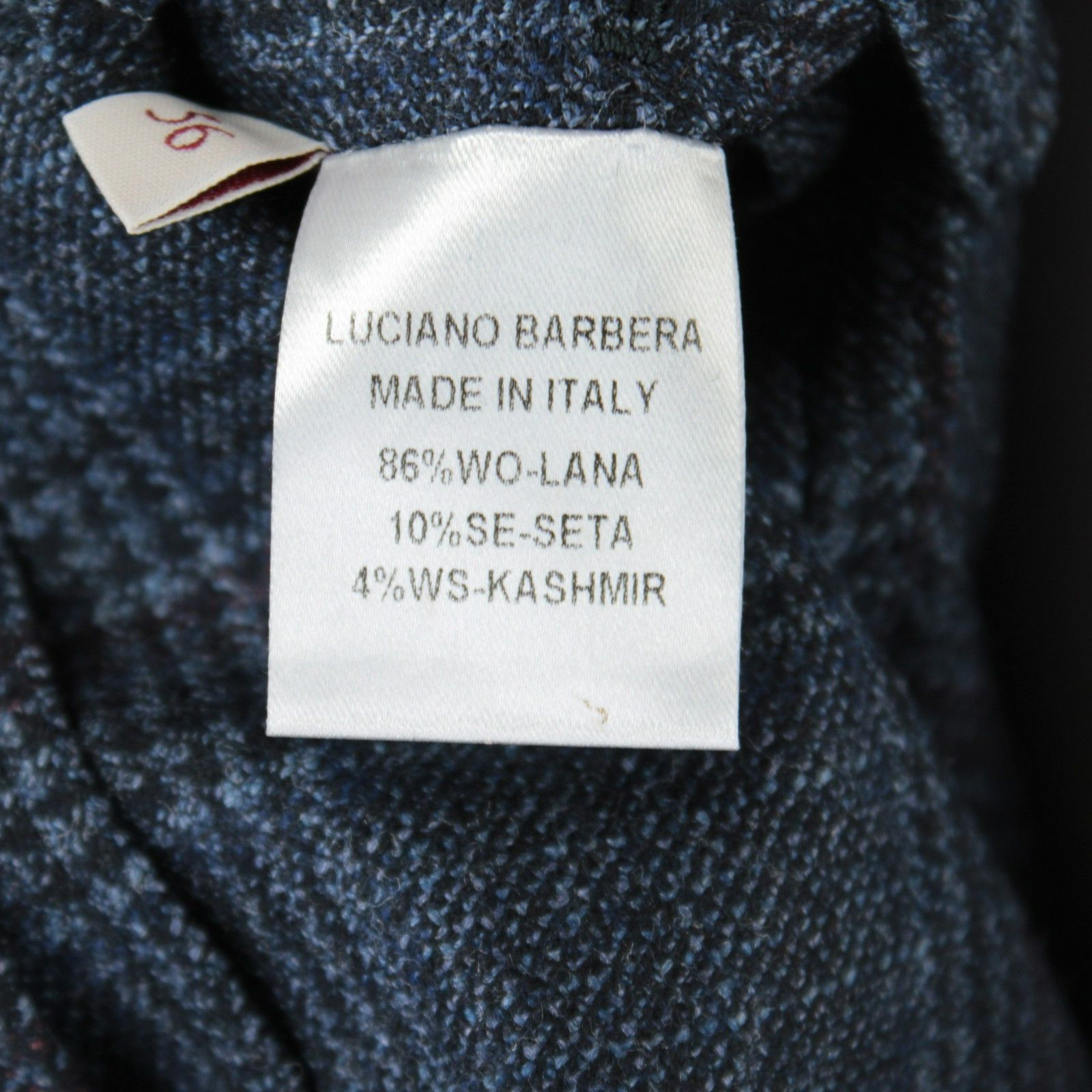 Luciano Barbera Luciano Barbera Sport Coat Size 46 US in Blue Size 46R - 9 Thumbnail