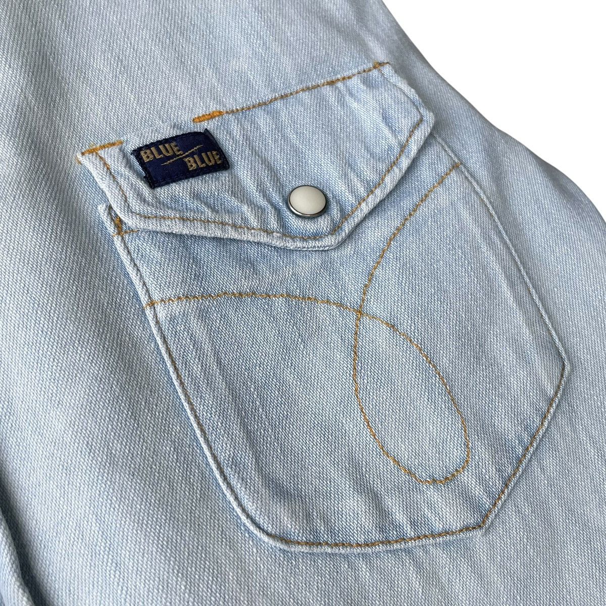 Blue Blue Japan Blue Blue Japan H.R Market WMN Denim Western Shirt Size M / US 6-8 / IT 42-44 - 5 Thumbnail