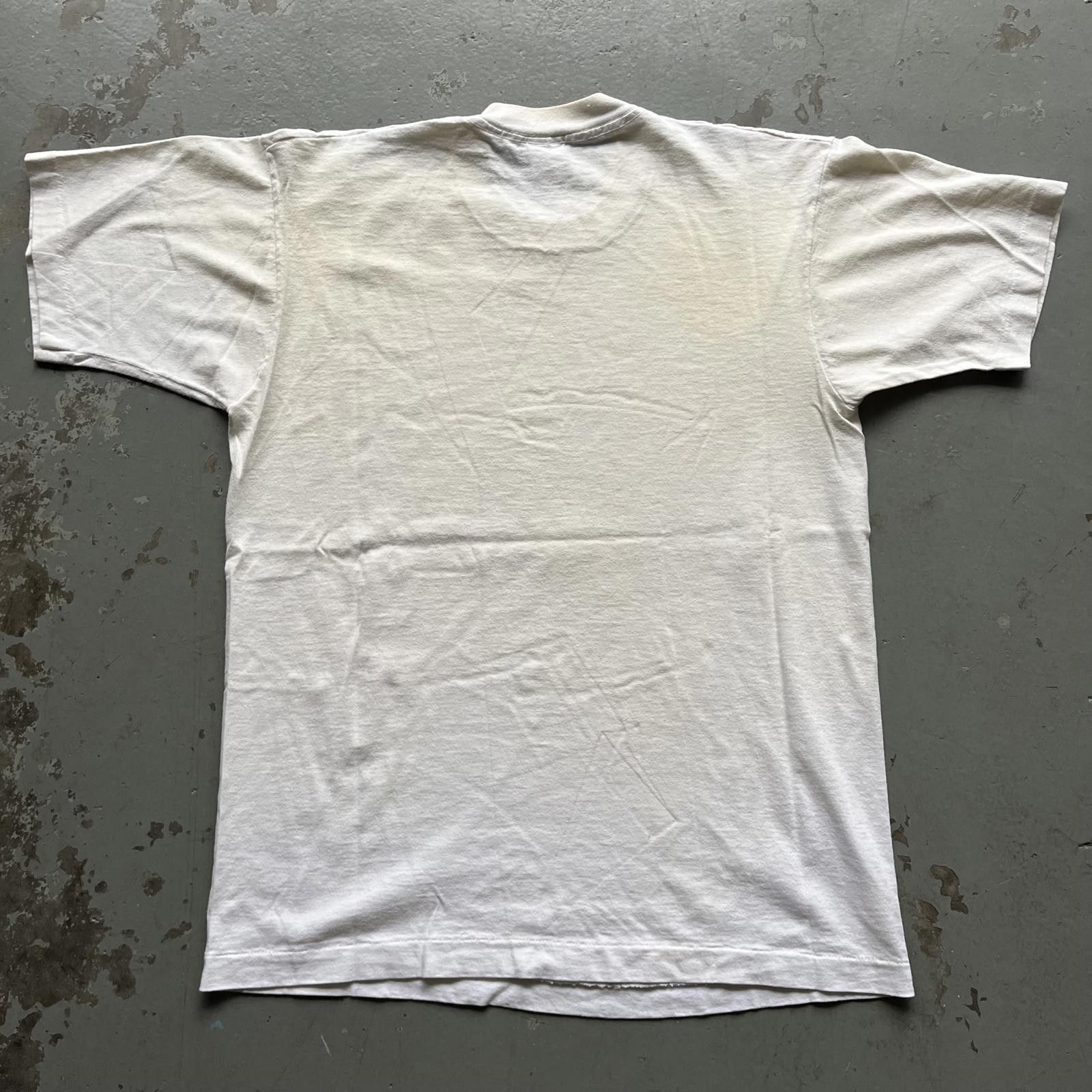 Fruit Of The Loom × Vintage Vintage Rock And Hard Place Funny Moose Nature Maine Shirt Size US L / EU 52-54 / 3 - 5 Thumbnail