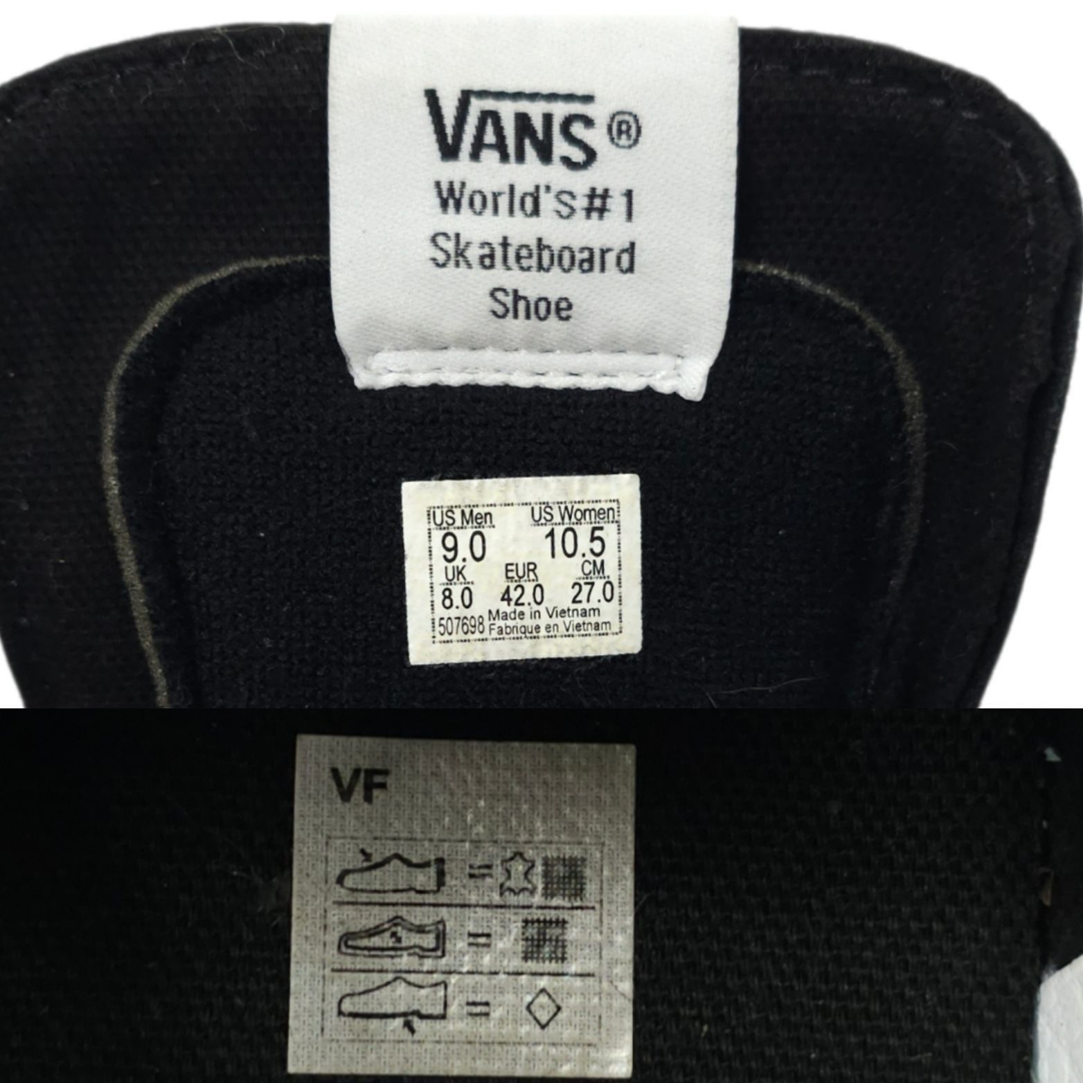 Vans Vans Sk8-Hi Green Flame Black White Sneaker Men 9 Women 10.5 Size US 9 / EU 42 - 8 Thumbnail