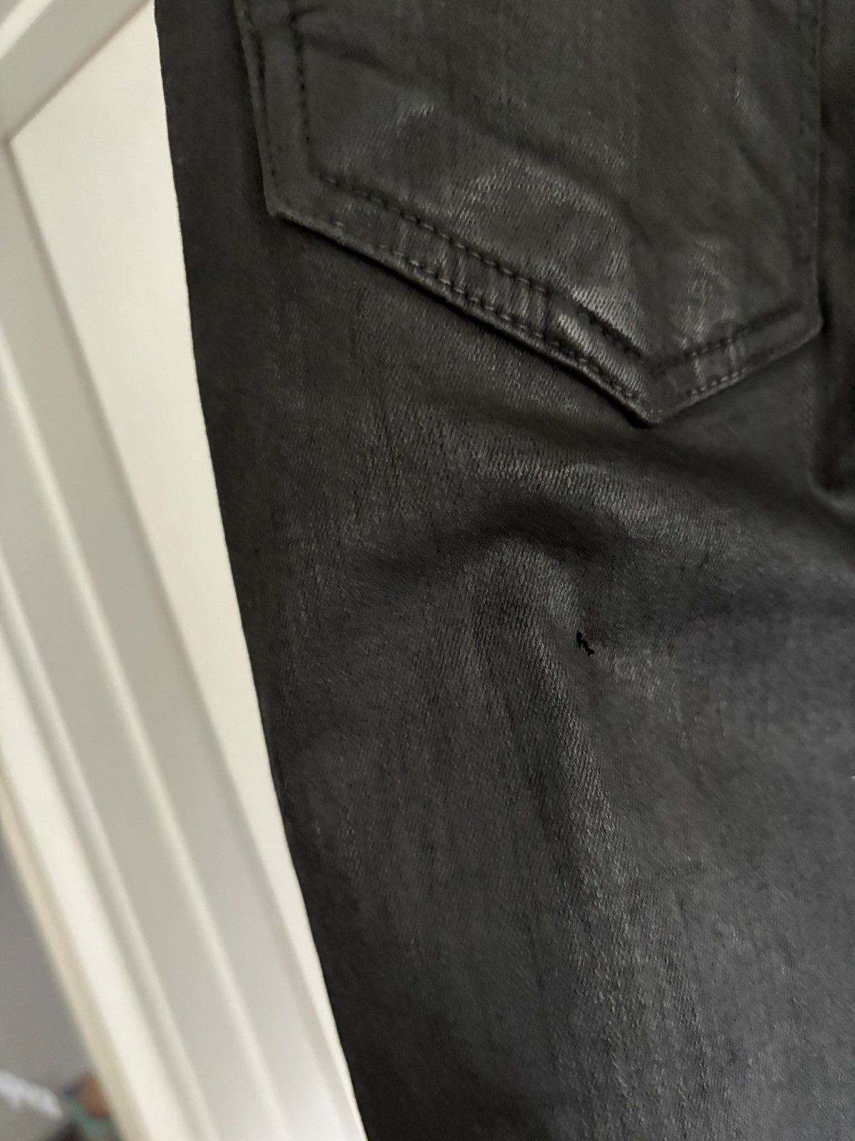 Rick Owens Drkshdw Rick owens DRKSHDW detroit waxed denim Size US 33 - 3 Thumbnail