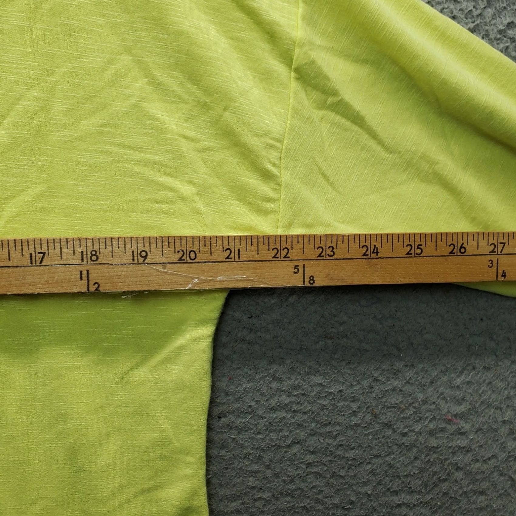 Talbots Talbots Shirt Womens Size M Yellow V-Neck Stretch 3/4 Sleeve Slit Top Size M / US 6-8 / IT 42-44 - 6 Thumbnail