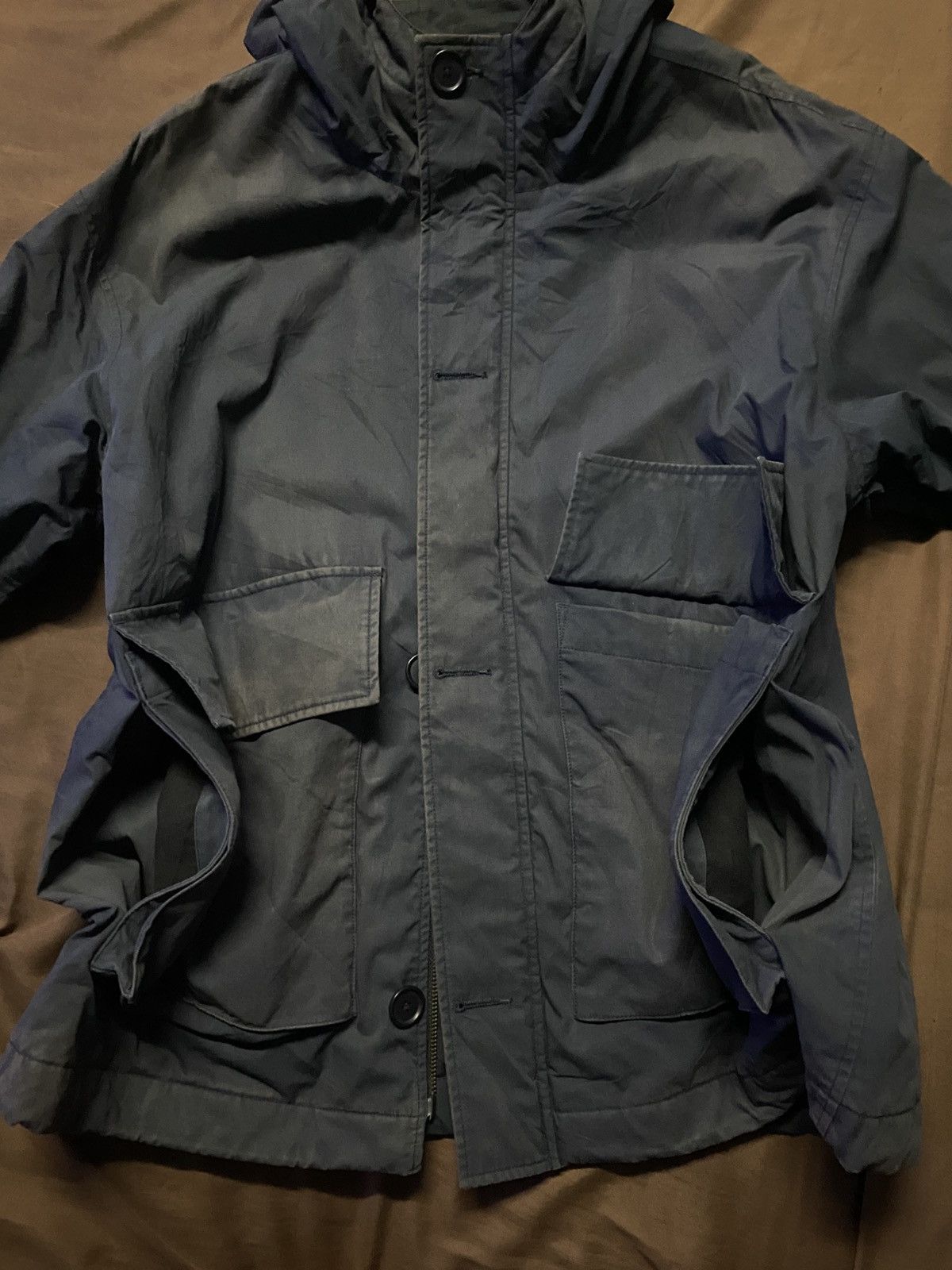 Margaret Howell ❗️LAST CALL❗️MHL Margaret Howell Utility Hooded Navy Jacket Size US L / EU 52-54 / 3 - 5 Thumbnail
