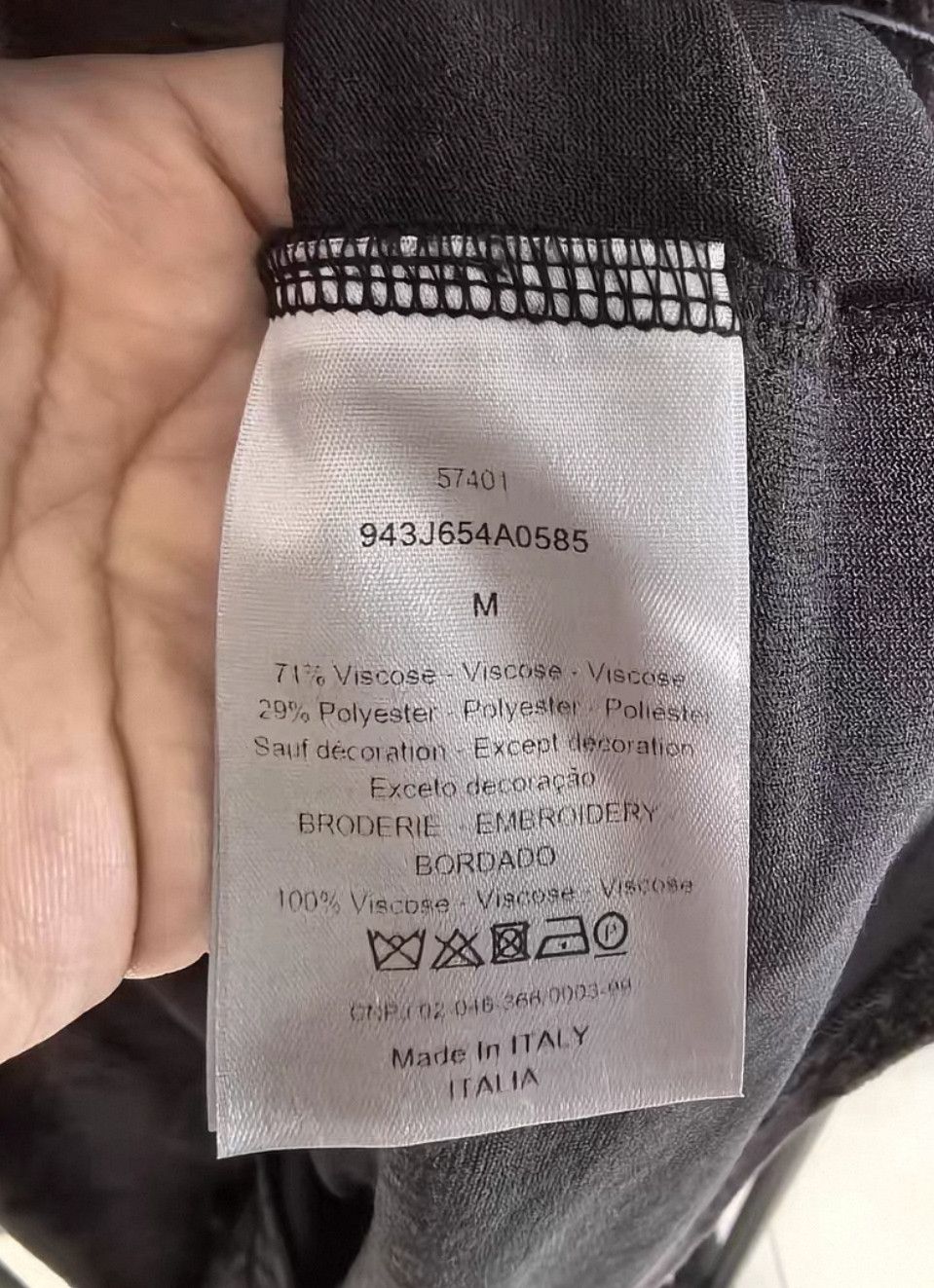 Dior Black Velvet HalfZip Short Sleeve Dior Shirt-2506 Size US M / EU 48-50 / 2 - 4 Thumbnail