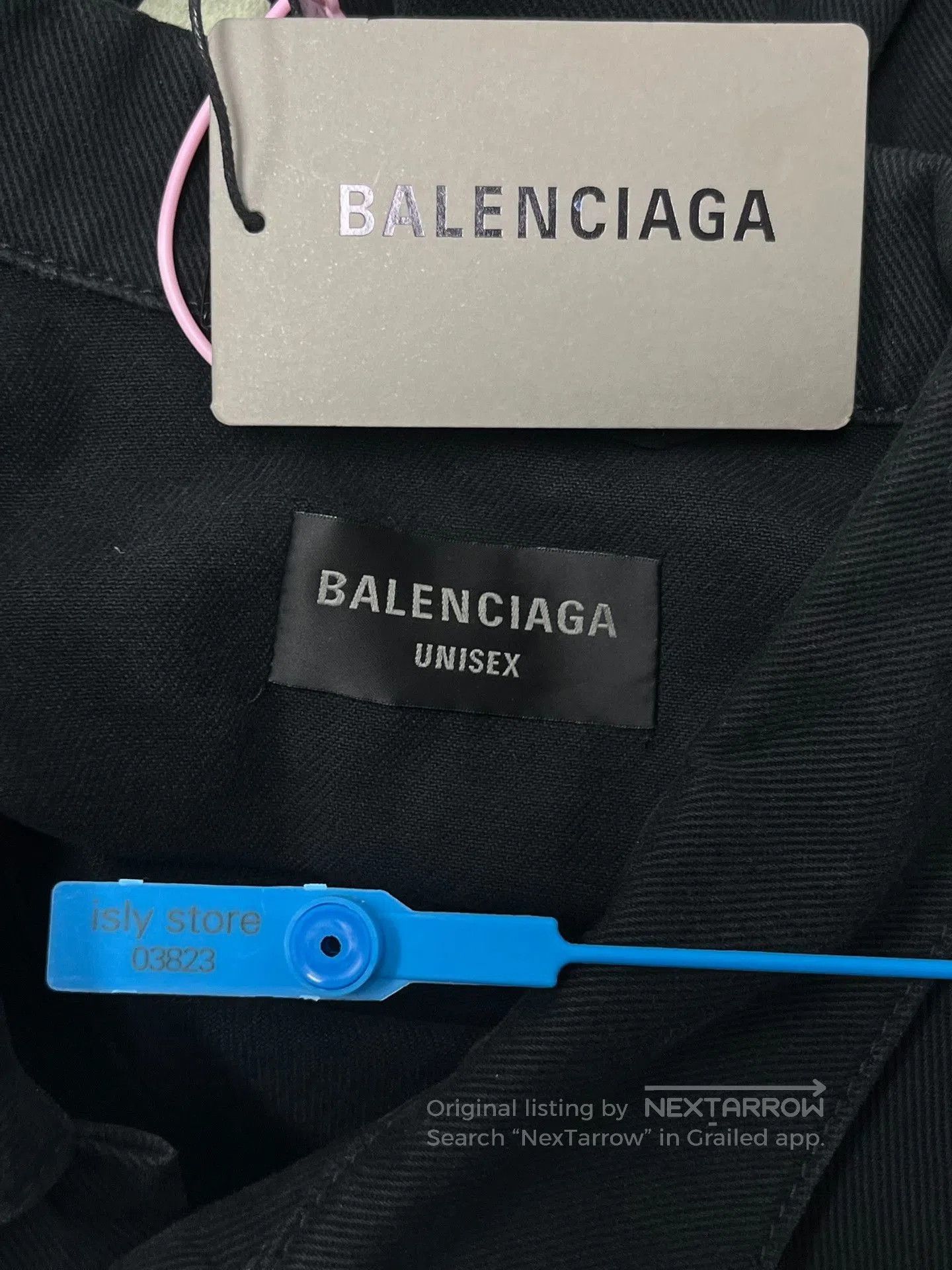 Balenciaga Balenciaga Logo Print Oversized Denim Jacket. Size US M / EU 48-50 / 2 - 4 Thumbnail