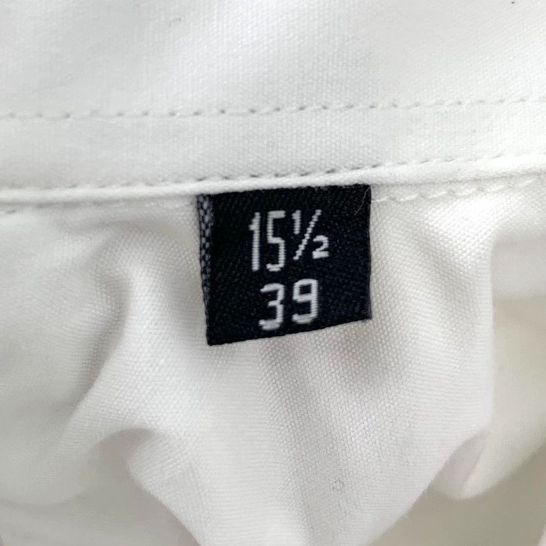 Givenchy Givenchy Size39 White Diagonal Zip Cotton Collar Single Bre Size US M / EU 48-50 / 2 - 6 Thumbnail