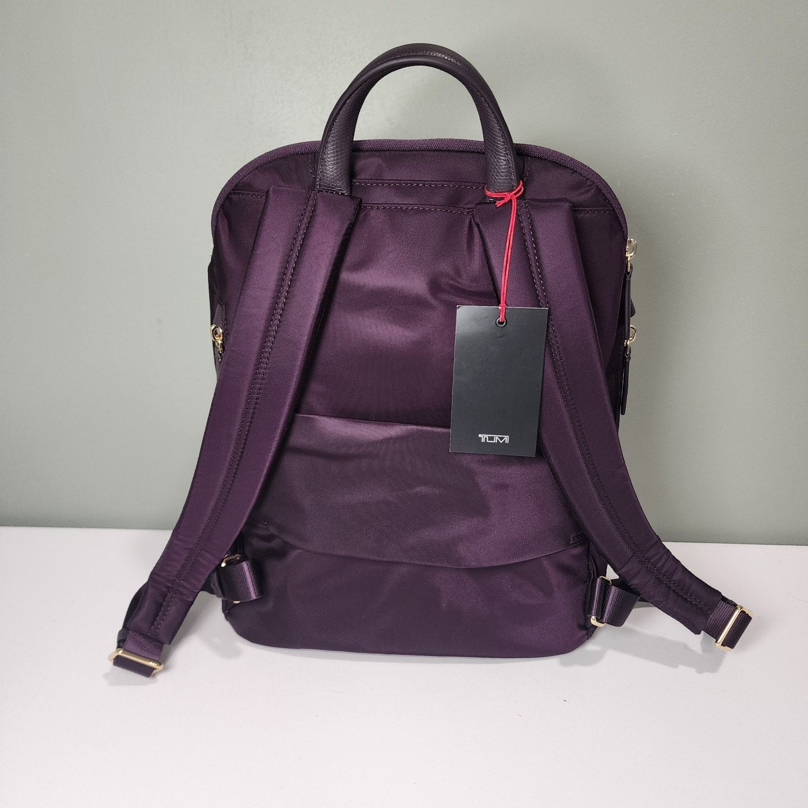 Tumi Tumi Voyageur HARRIET Laptop Backpack Black Berry Purple Size ONE SIZE - 4 Thumbnail