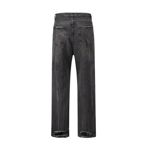 Japanese Brand × Jean Y2K Straight Vintage Distressed Washed Baggy Jean Size US 32 / EU 48 - 3 Thumbnail