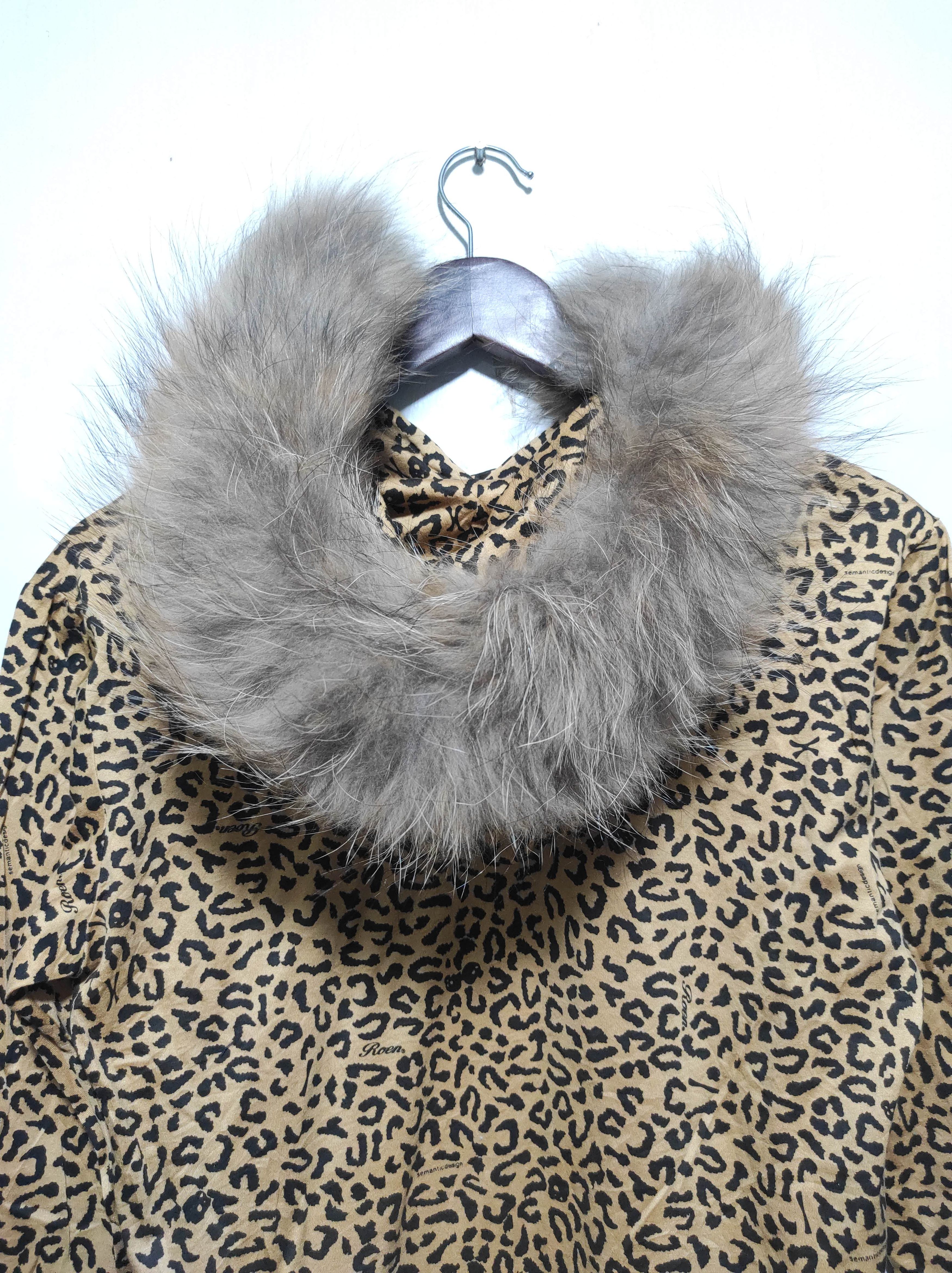 If Six Was Nine Roen x Semantic Design Leopard Fur Hoodie If6Was9 LGB style Size US S / EU 44-46 / 1 - 13 Thumbnail