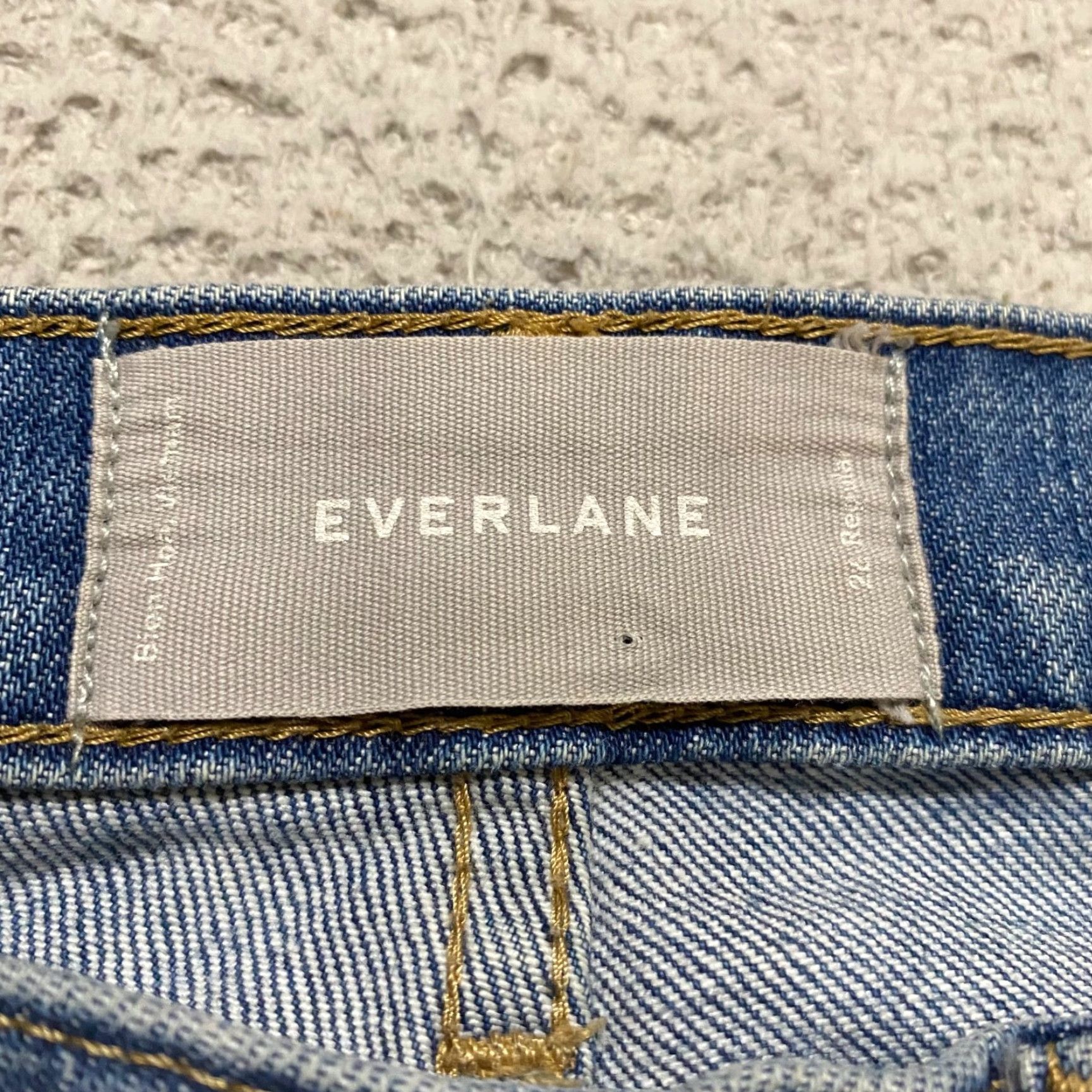 Everlane Everlane Jeans Blue Denim Medium Wash Skinny High Rise Womens 26 Distressed Modern Slim Pockets 5-Pocket Design Cotton Spandex Size 26 Regular Size 26" / US 2 / IT 38 - 3 Thumbnail