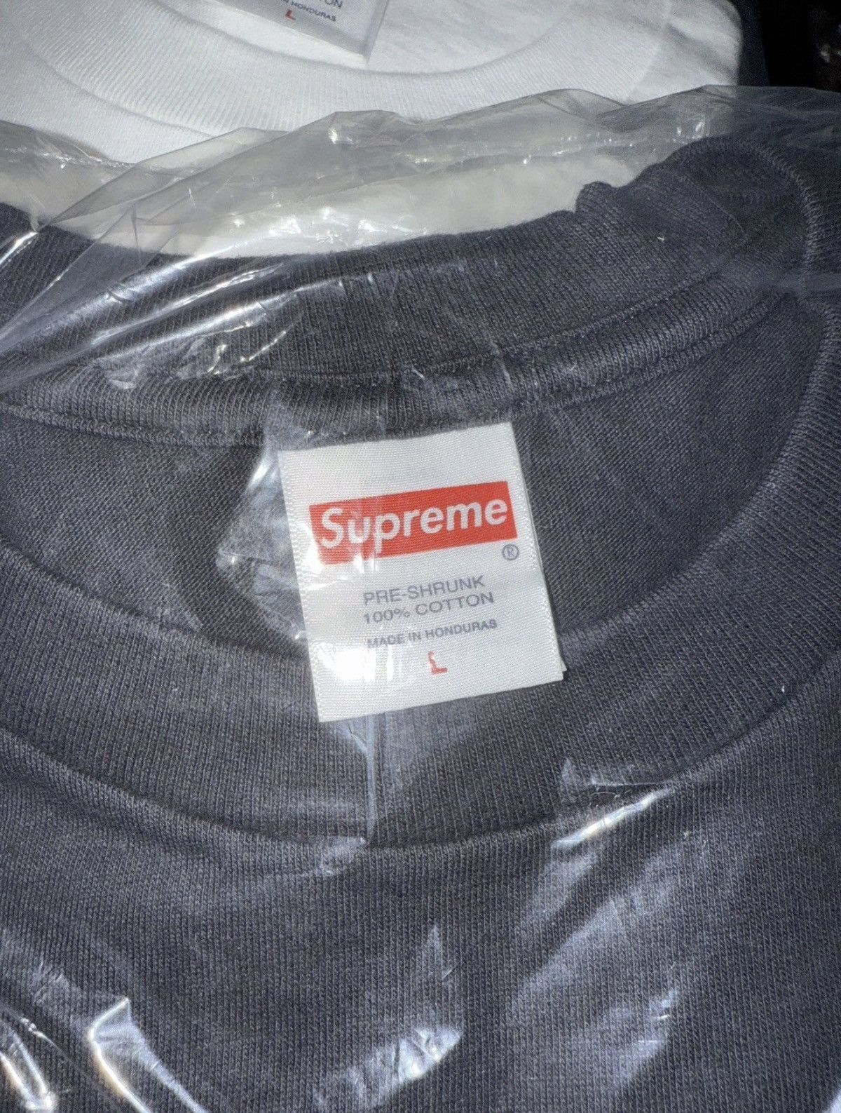 Supreme Supreme Arabic box logo navy blue Size US M / EU 48-50 / 2 - 2 Thumbnail