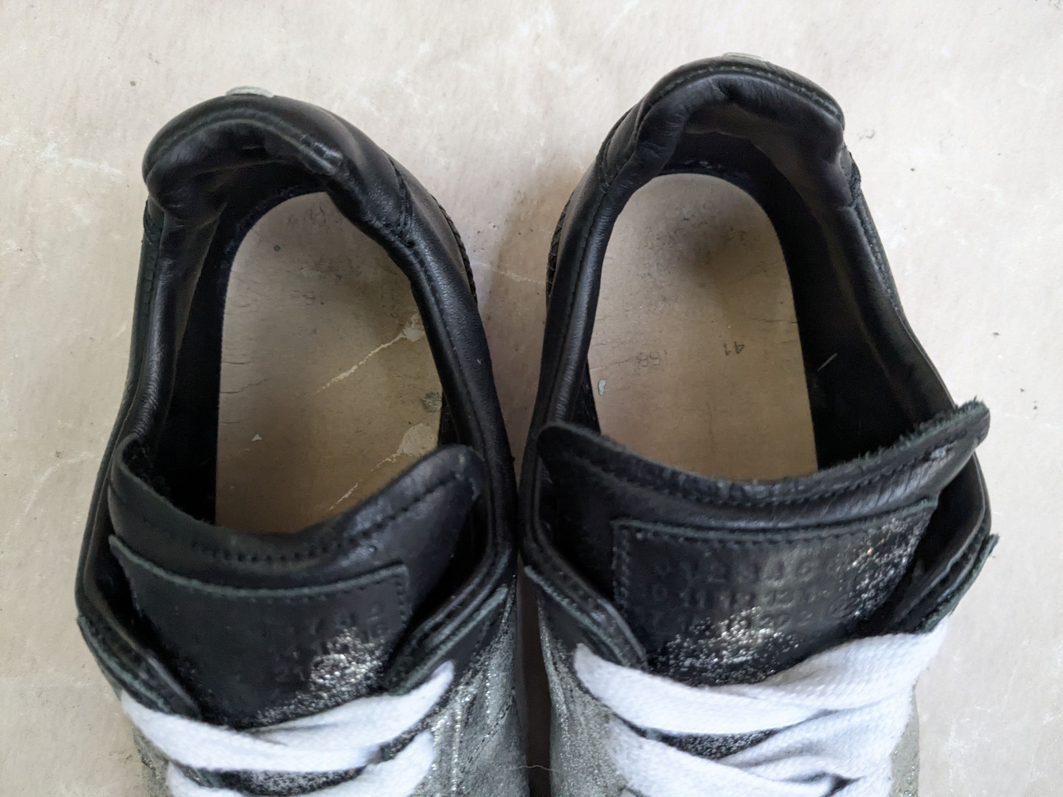 Maison Margiela Maison Margiela Replica GAT Black Silver 8 41 Leather Size US 8 / EU 41 - 8 Thumbnail