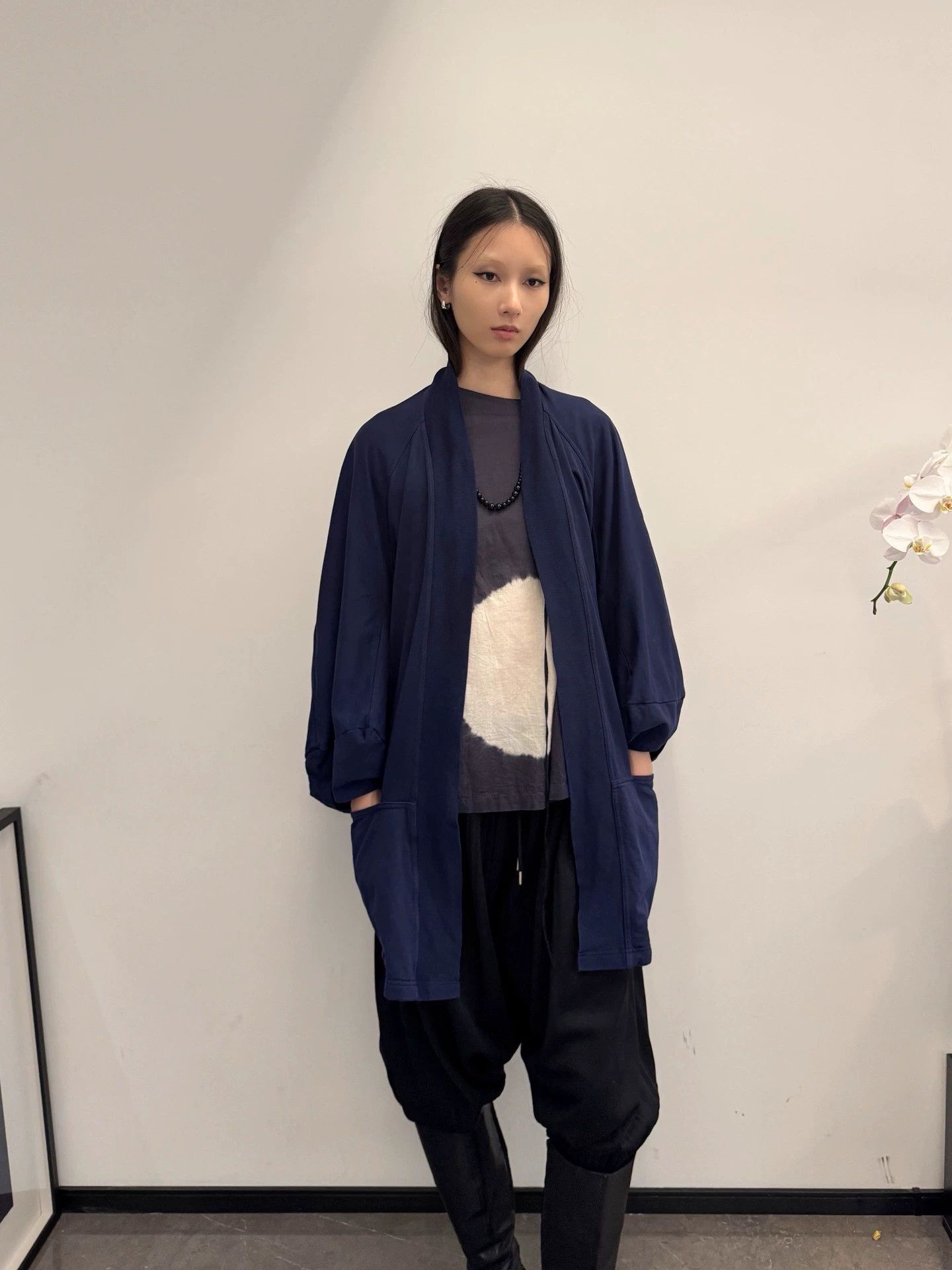 Vintage Dutch Brand Oversized Cocoon 7/8 Sleeve Vintage Cardigan Size S / US 4 / IT 40 - 1 Thumbnail