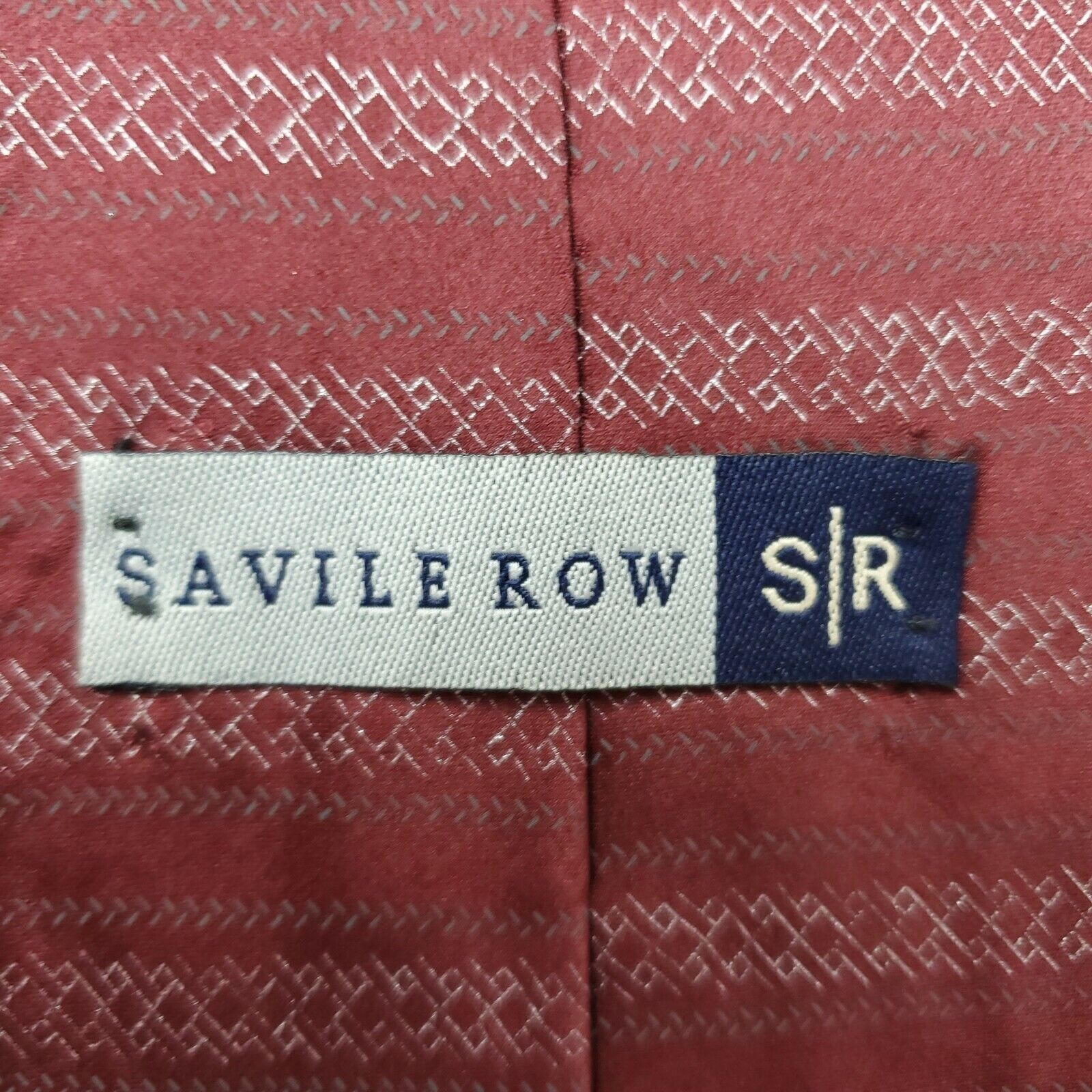Savile Row Savile Row Red Silk Tie Italy USA Short Size ONE SIZE - 3 Thumbnail