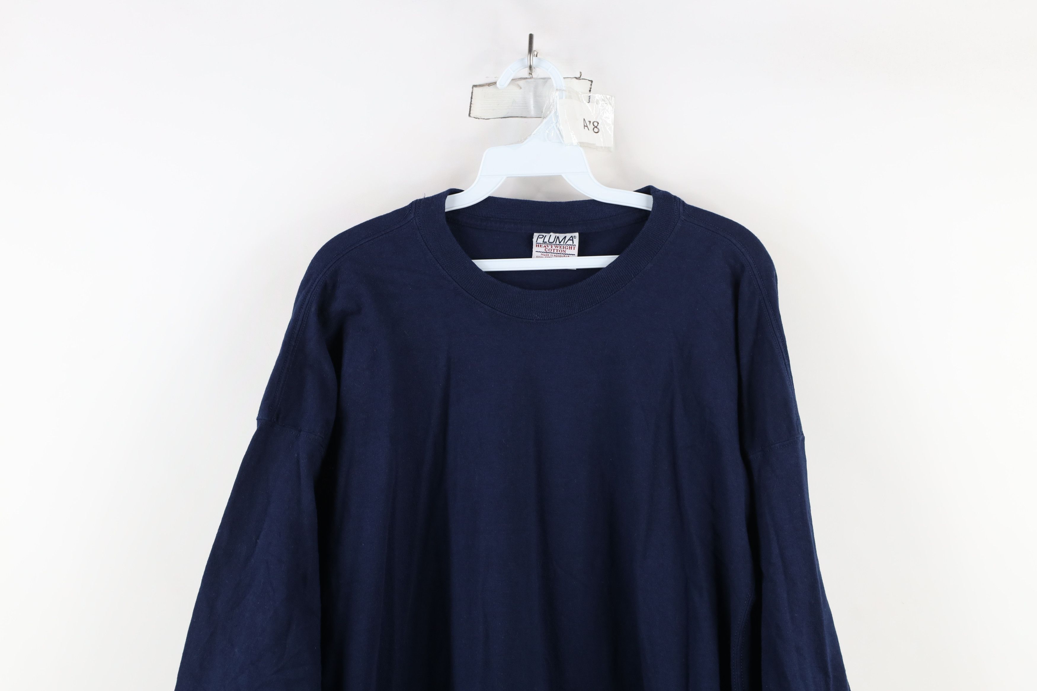 Vintage Vintage 90s Streetwear Baggy Heavyweight Cotton T-Shirt Size US XXL / EU 58 / 5 - 2 Thumbnail