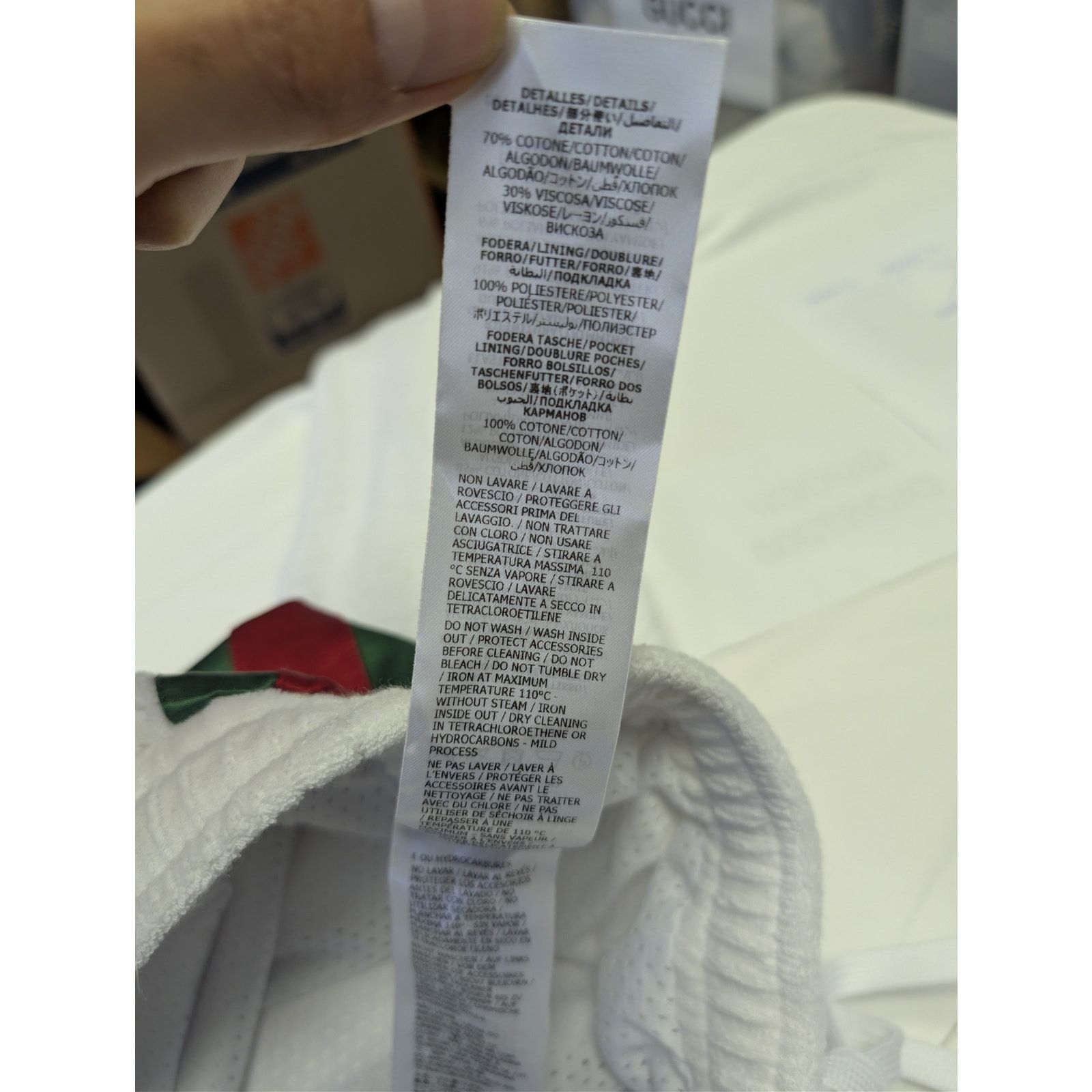 Gucci o1rshd1 GG Cotton Terry Cloth Jogging Pants in White Size US 32 / EU 48 - 17 Thumbnail
