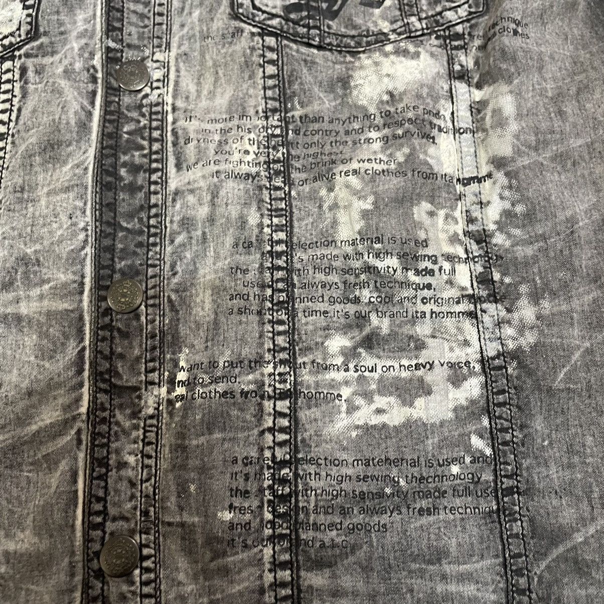 In The Attic 🇯🇵 IN THE ATTIC POEM PUNK GOTHIC DOUBLE LAYER JACKET Size US L / EU 52-54 / 3 - 21 Thumbnail
