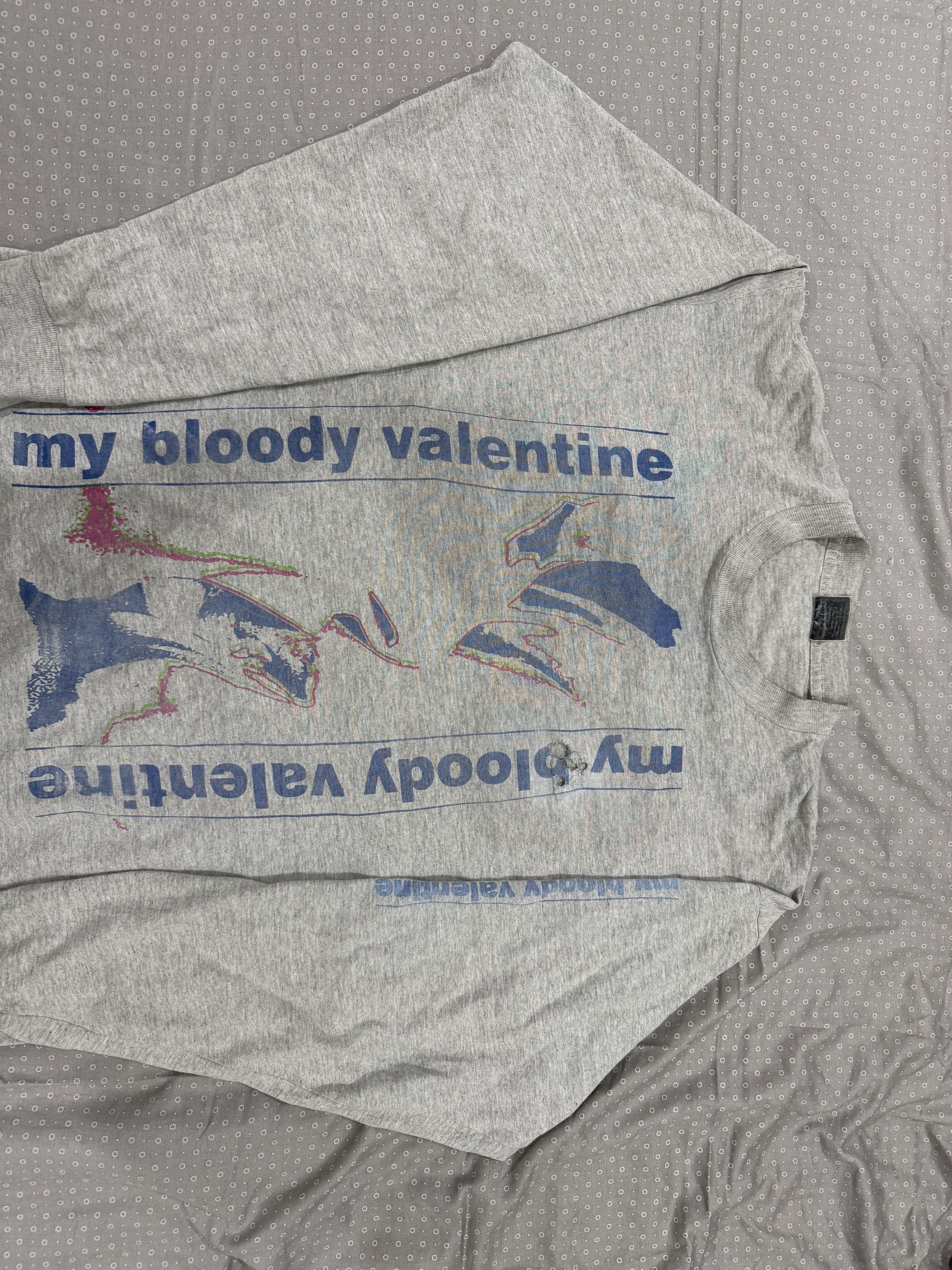 Vintage VTG My Bloody Valentine Glider LS w Front Band Name Print Size US XL / EU 56 / 4 - 5 Thumbnail