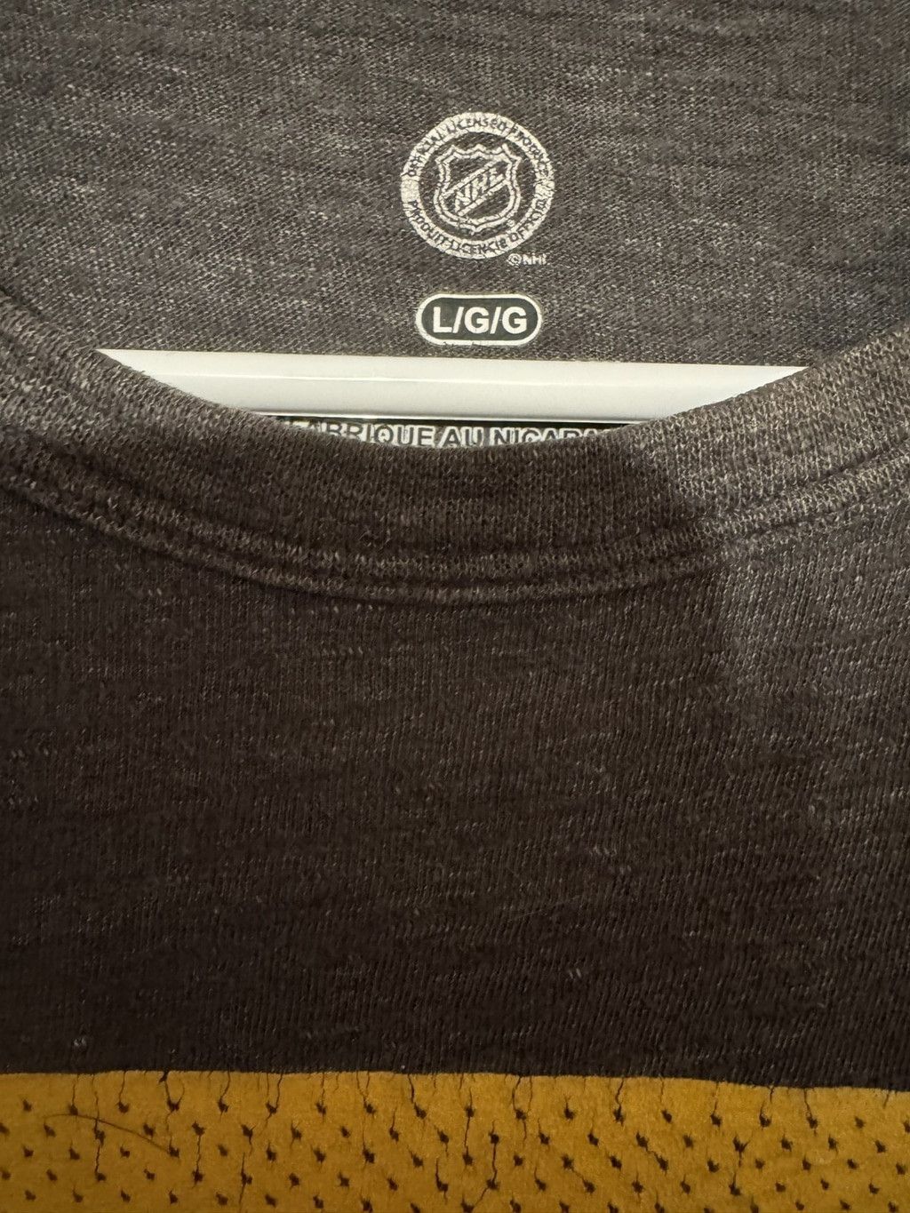 The Unbranded Brand Boston Bruins Short Sleeve Gray T-Shirt Men's Sz L Size US L / EU 52-54 / 3 - 4 Thumbnail