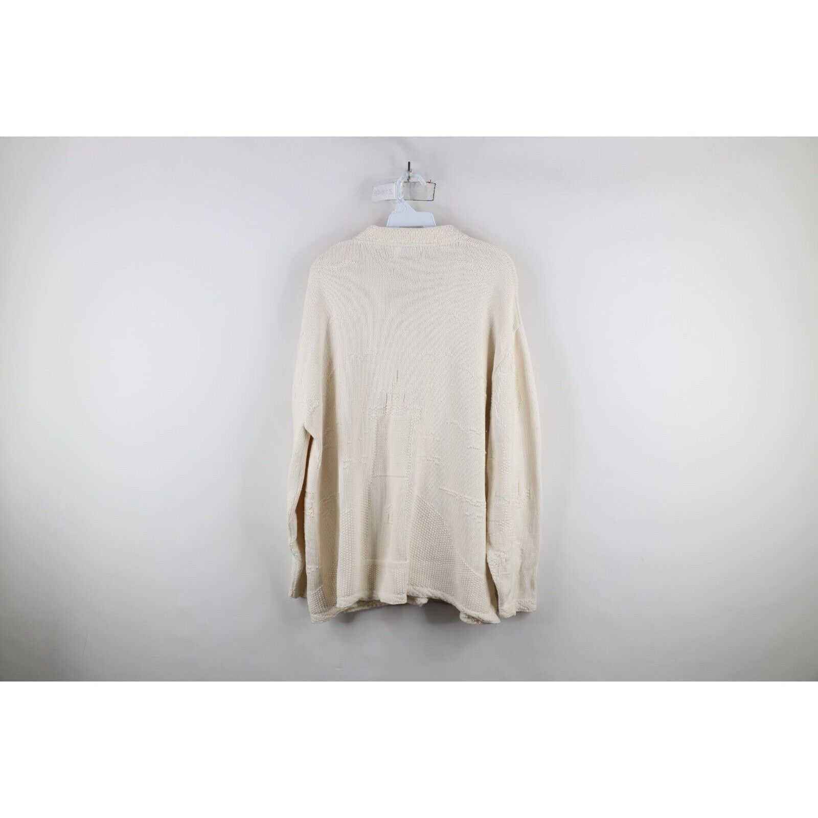 Vintage Vintage 90s Streetwear Sailing Knit Cardigan Sweater Size XL / US 12-14 / IT 48-50 - 14 Thumbnail