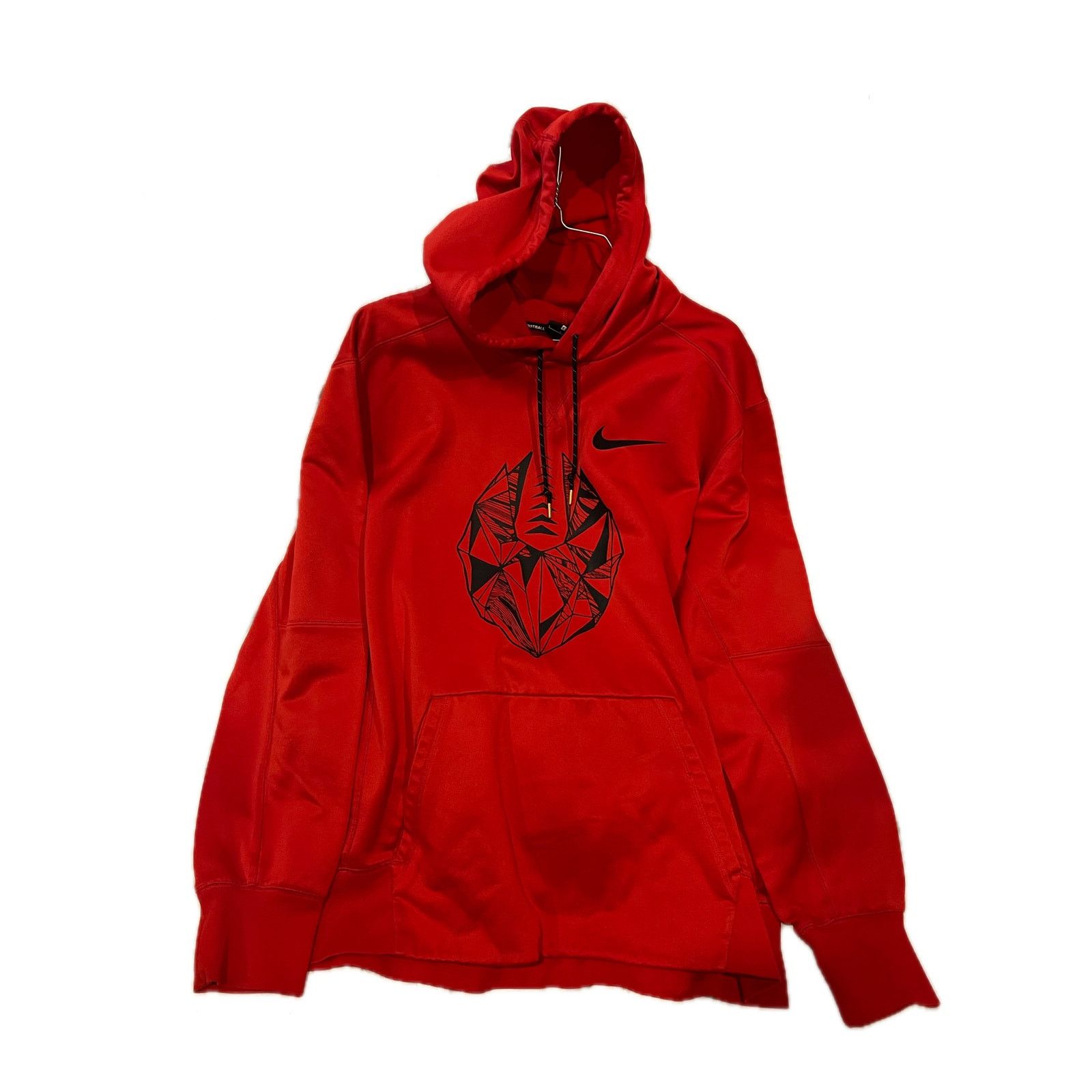 Nike Nike Football Red Pullover Hoodie Mens Large Size US L / EU 52-54 / 3 - 1 Thumbnail