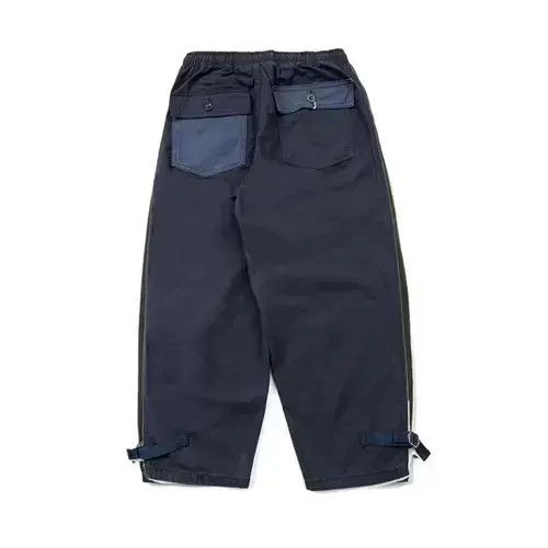 Handmade × Japanese Brand × Jean 21SS Indigo Union Japan Navy Patchwork Casual Jogger Pants Size US 32 / EU 48 - 2 Thumbnail