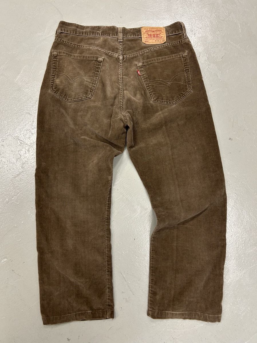 Levi's Vintage Levi’s 505 Brown Corduroy Pants Size US 34 / EU 50 - 2 Thumbnail