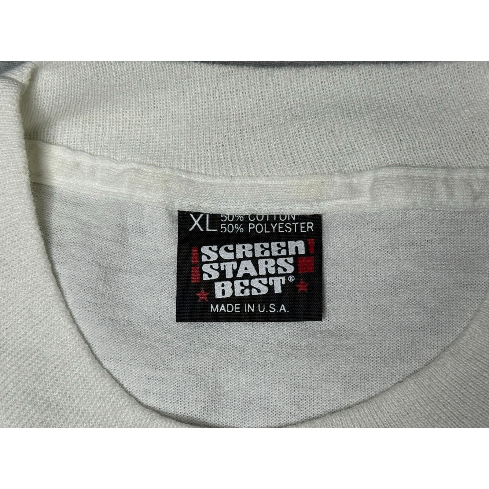 Vintage Vintage 90s Rasmussen Business College Single Stitch Tee XL Size US XL / EU 56 / 4 - 3 Thumbnail