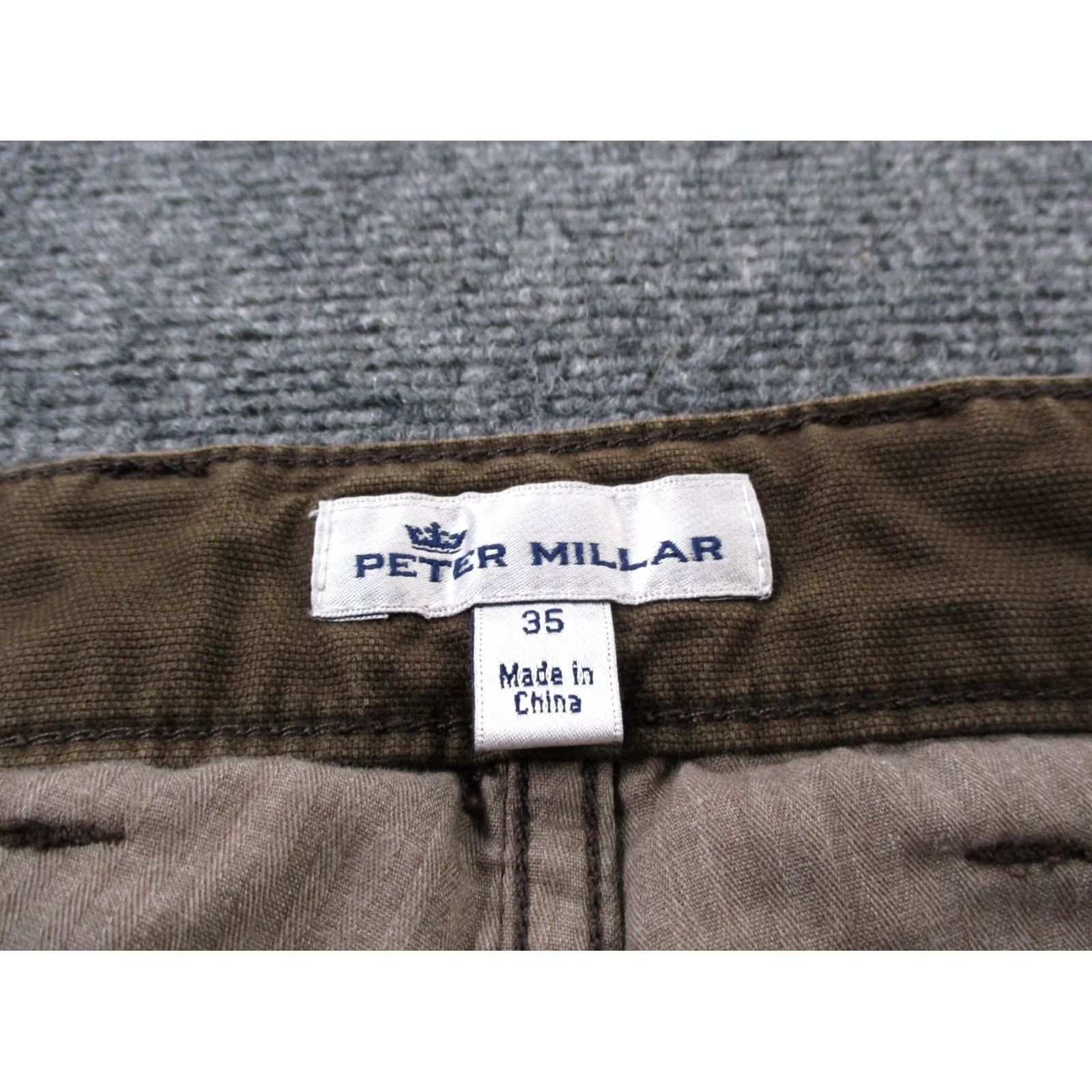 Peter Millar Peter Millar Pants Mens 35 Brown Chino Straight Size US 35 - 7 Thumbnail