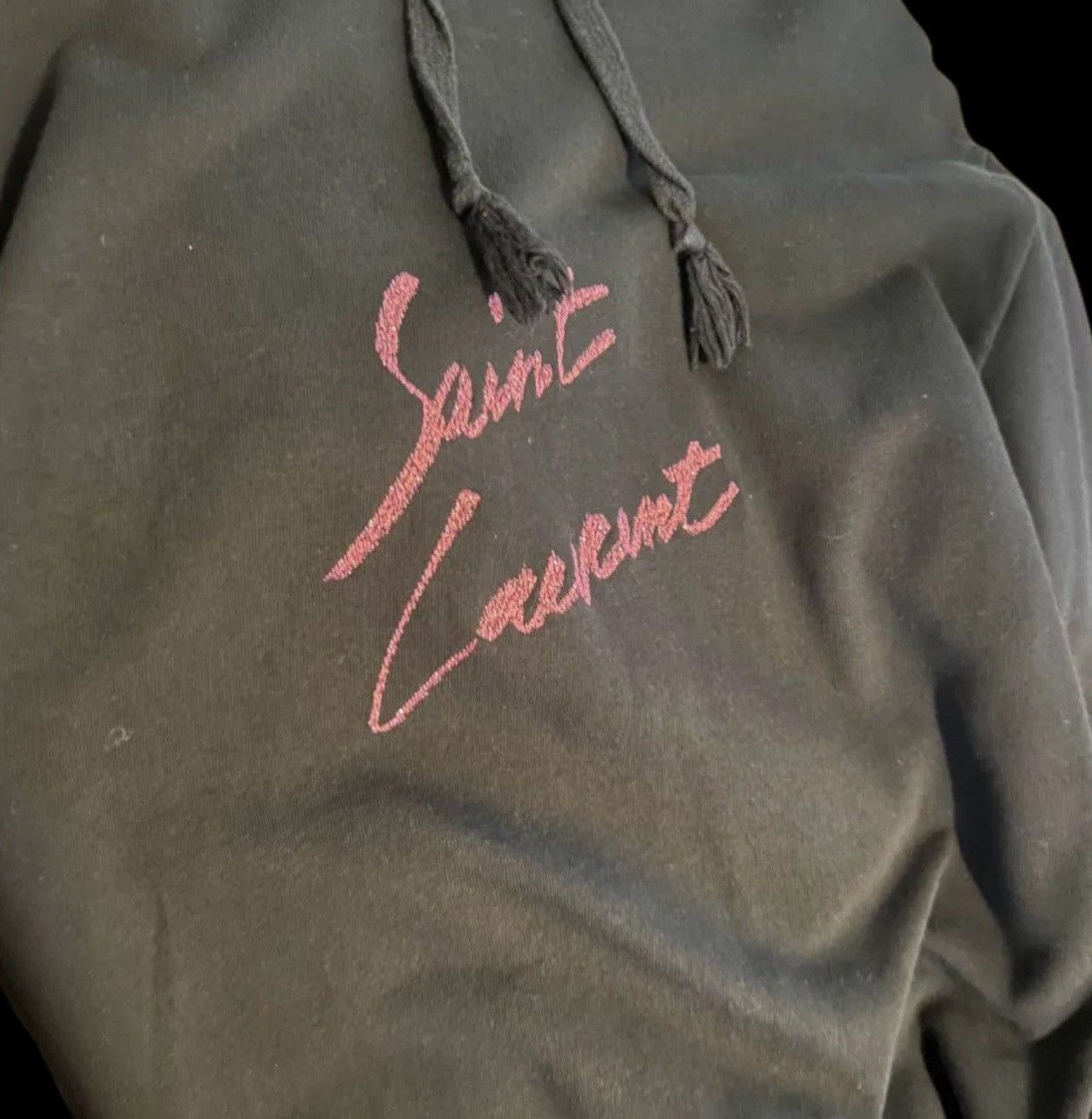Saint Laurent Paris Saint Laurent Paris Glitter Hoodie Size US S / EU 44-46 / 1 - 4 Thumbnail