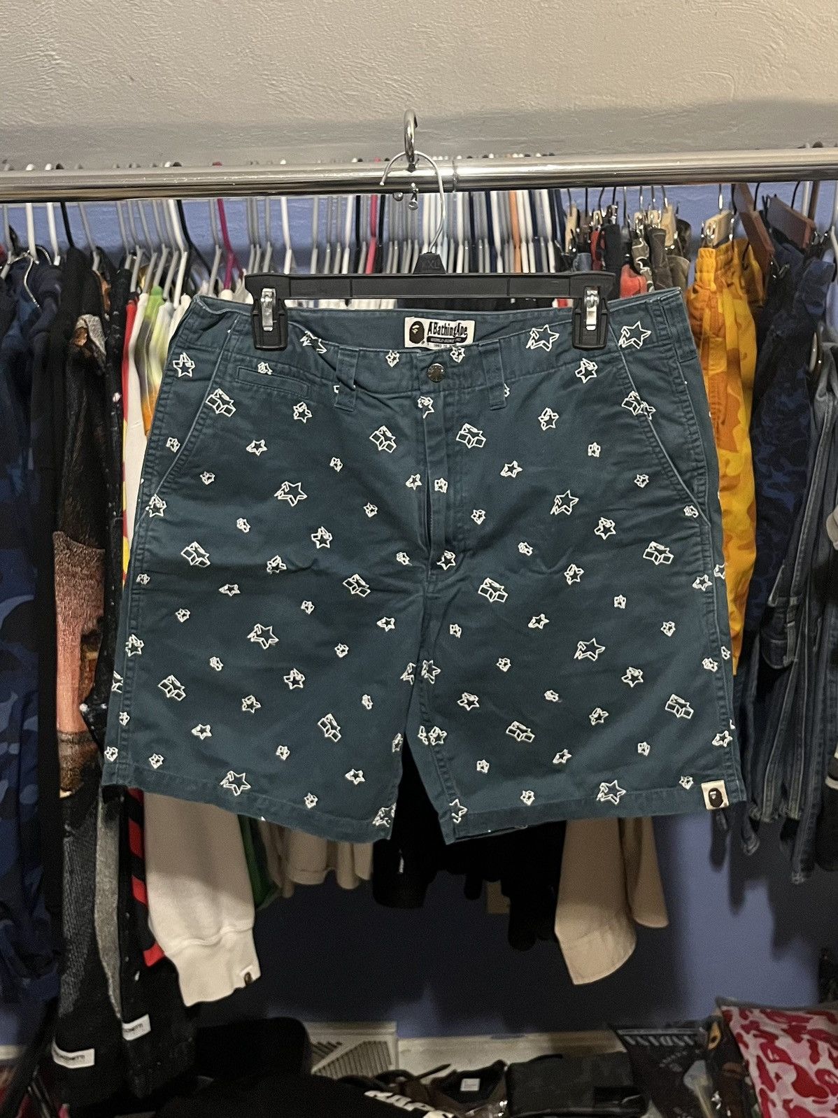 Bape 3D Bape Sta Chino Shorts Size US 32 / EU 48 - 1 Thumbnail