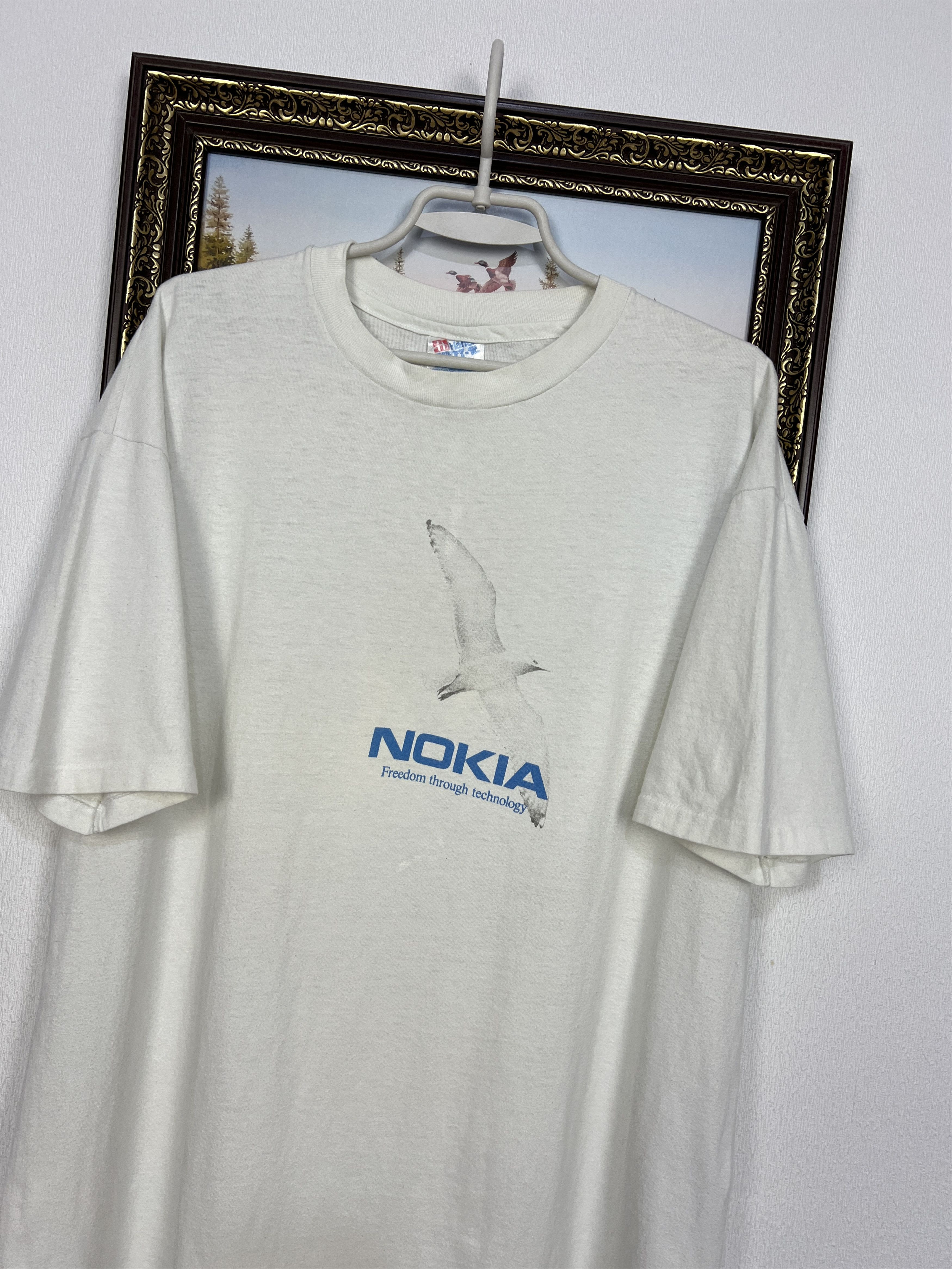 Vintage Vintage 90’s Nokia Connect Shirt Freedom Throught Technology Size US XL / EU 56 / 4 - 3 Thumbnail