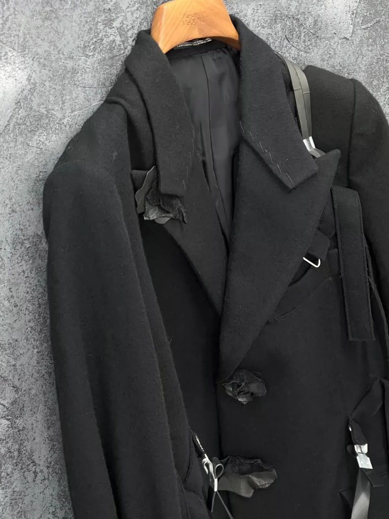 Yohji Yamamoto Yohji Yamamoto/Yohji Yamamoto Black cropped coat-2505 Size US M / EU 48-50 / 2 - 6 Thumbnail
