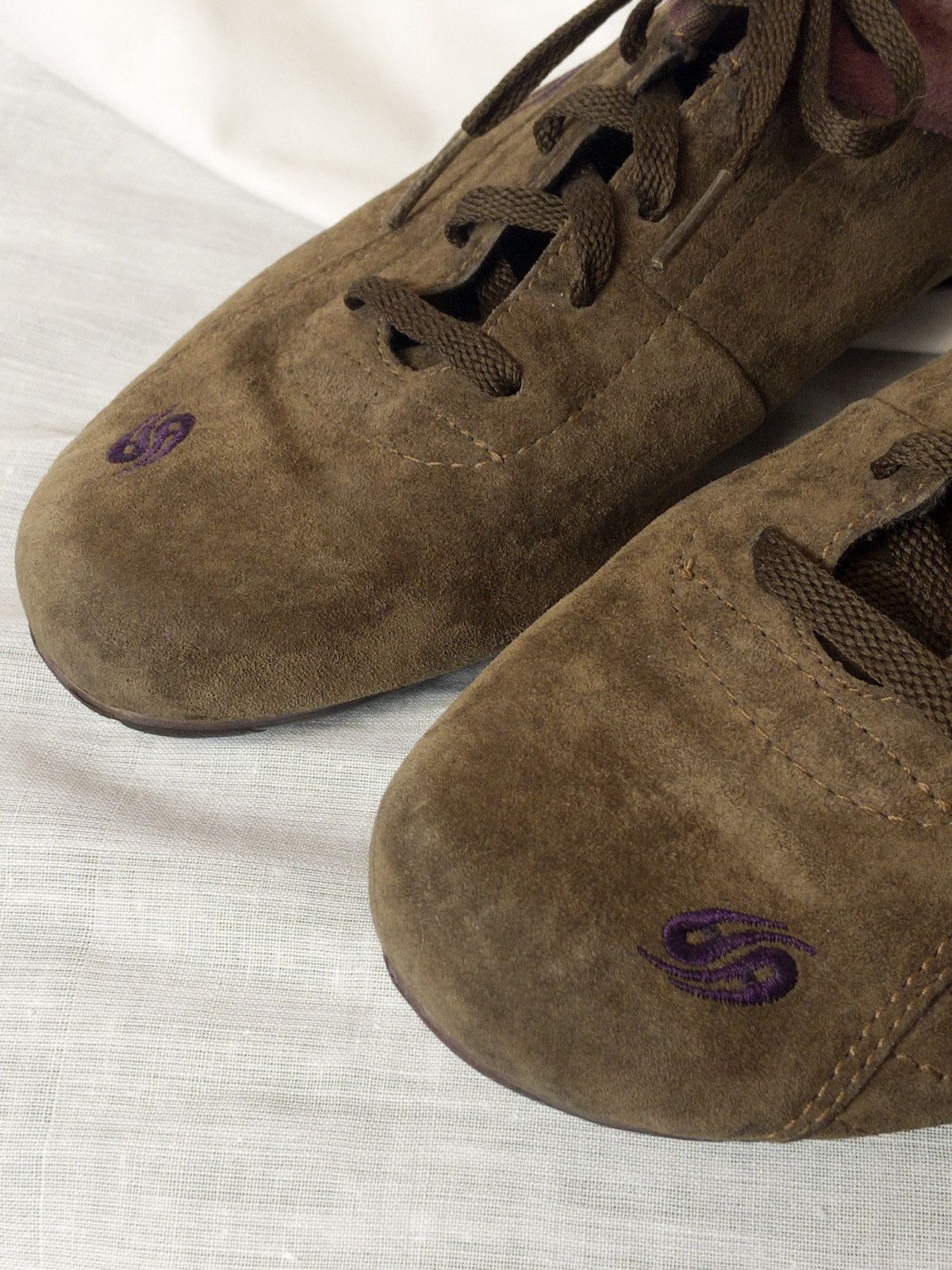 Dockers Dockers vintage y2k 2000s brown/lilac suede sneakers Size US 9 / IT 39 - 10 Thumbnail