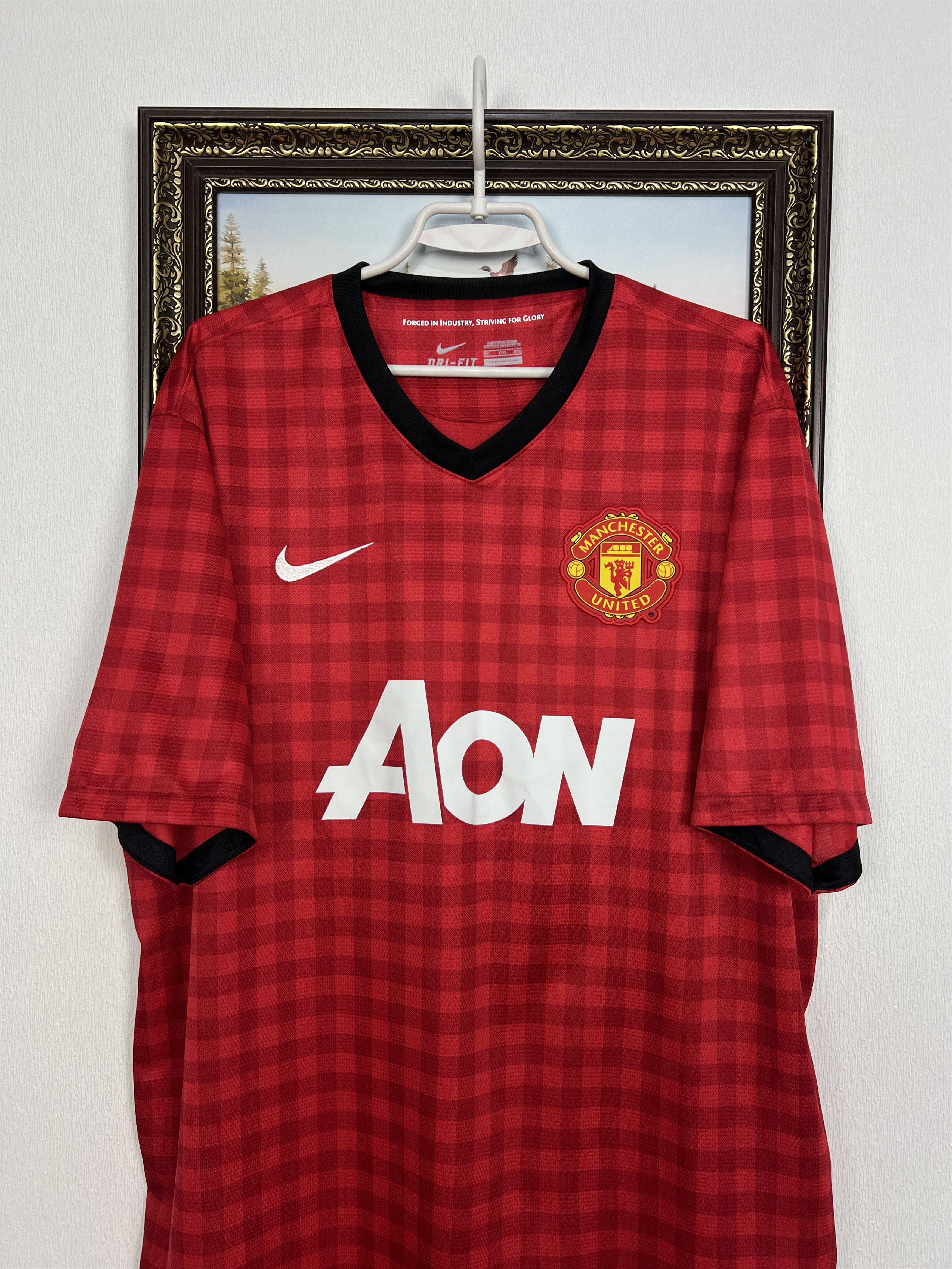 Nike Manchester United Home football shirt 2012 Soccer Nike Size US XXL / EU 58 / 5 - 2 Thumbnail