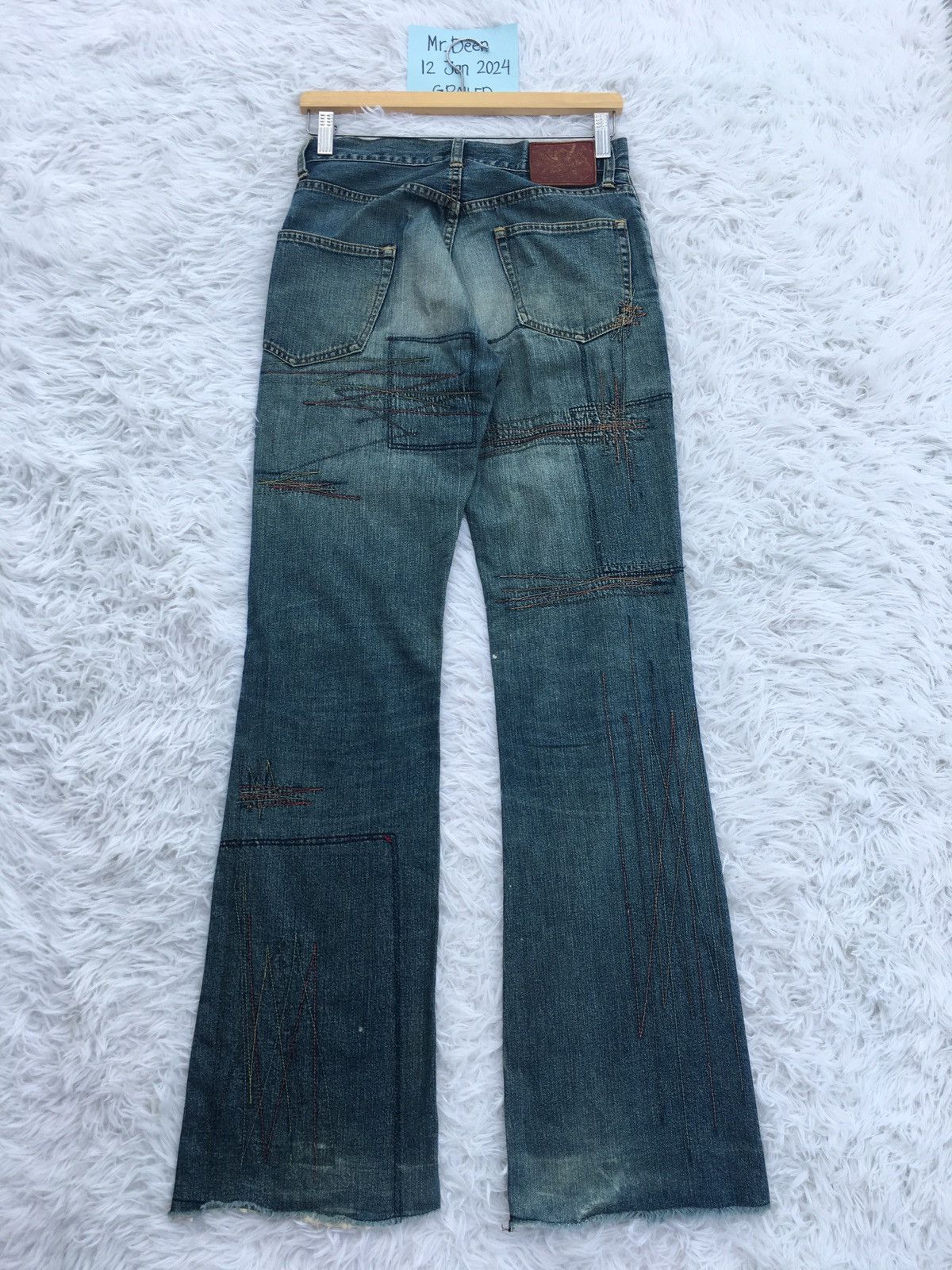 Hysteric Glamour Rare Vintage Hysteric Glamour Kinky Patchwork Jeans Size 28" / US 6 / IT 42 - 22 Thumbnail