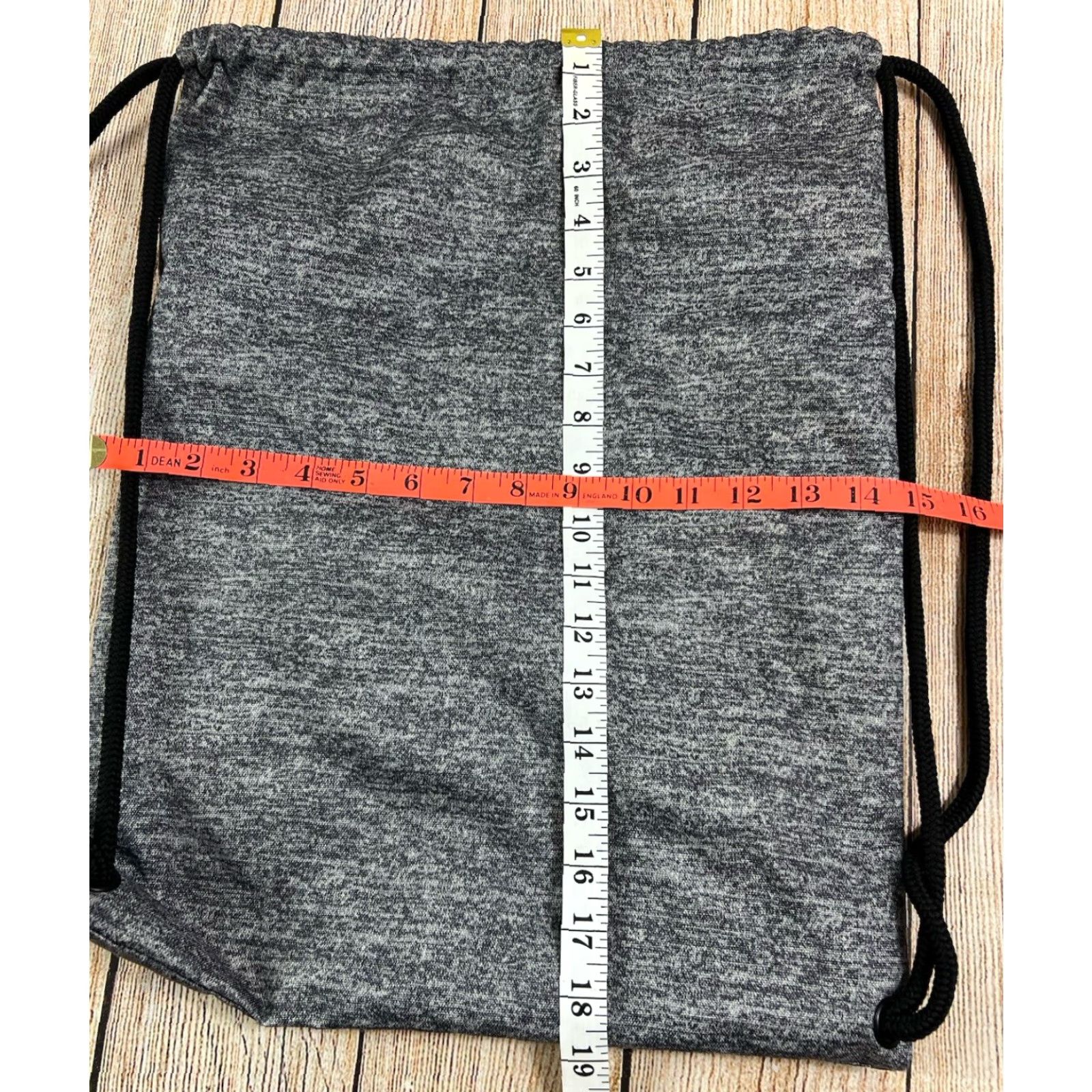 Adidas Adidas Tournament Sackpack Drawstring Gym Bag Black Men Backpack Sport School Grey Size ONE SIZE - 6 Thumbnail