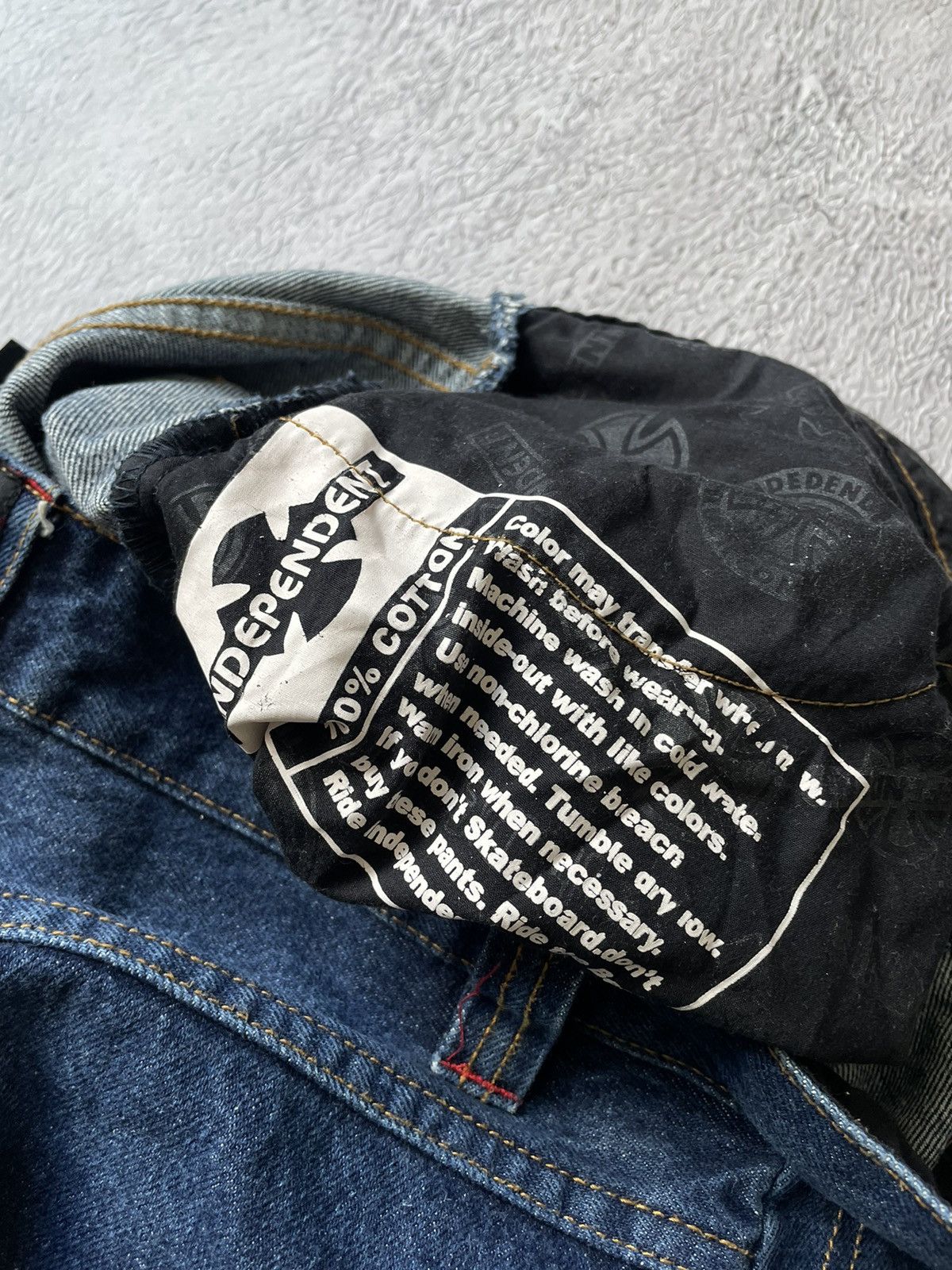 Independent Truck Co. VINTAGE! Independent Truck Company Denim Jeans Logo Size US 34 / EU 50 - 13 Thumbnail