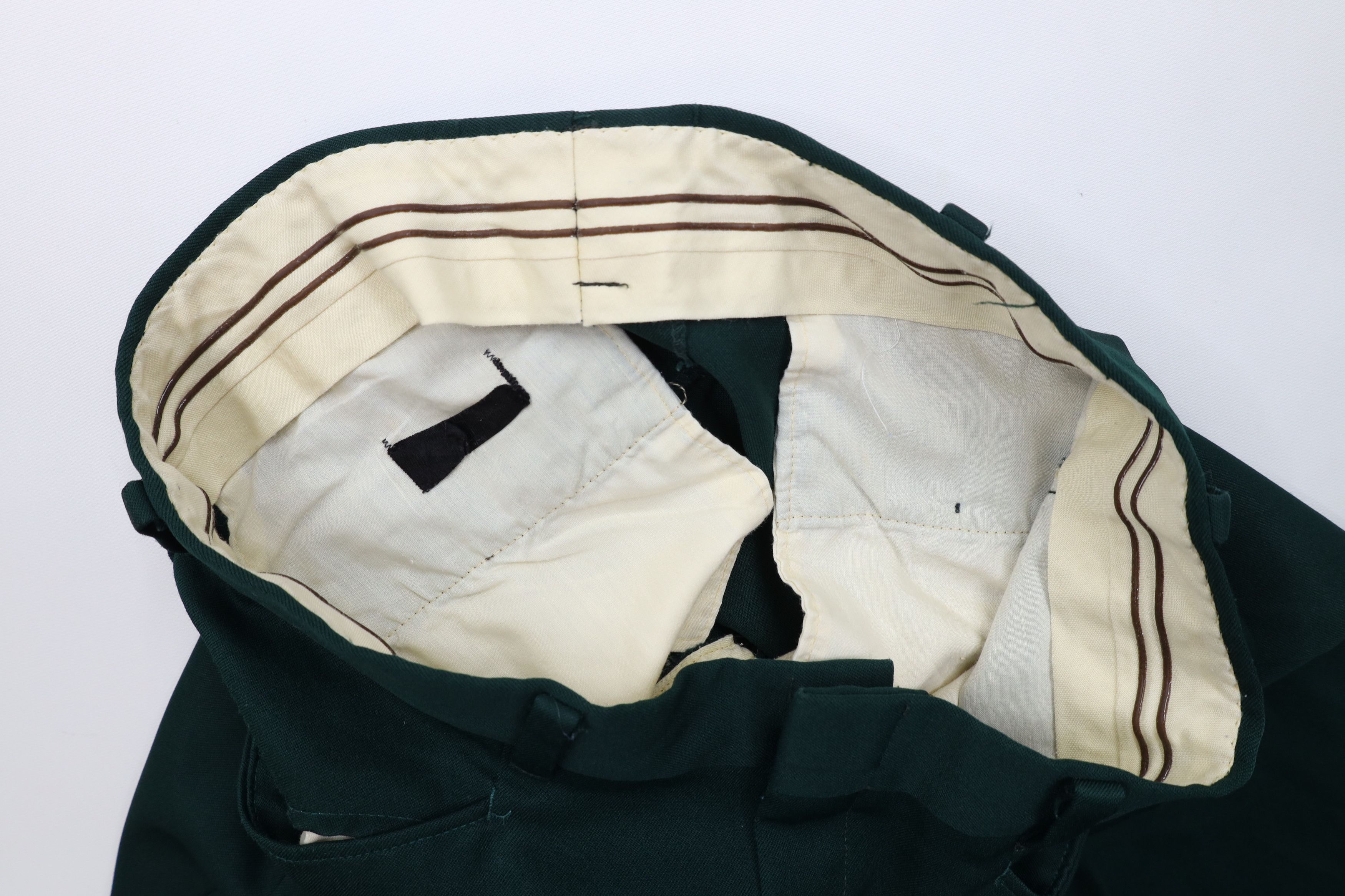 Vintage Vintage 70s Streetwear Flared Wide Leg Chino Pants Green USA Size US 34 / EU 50 - 8 Thumbnail