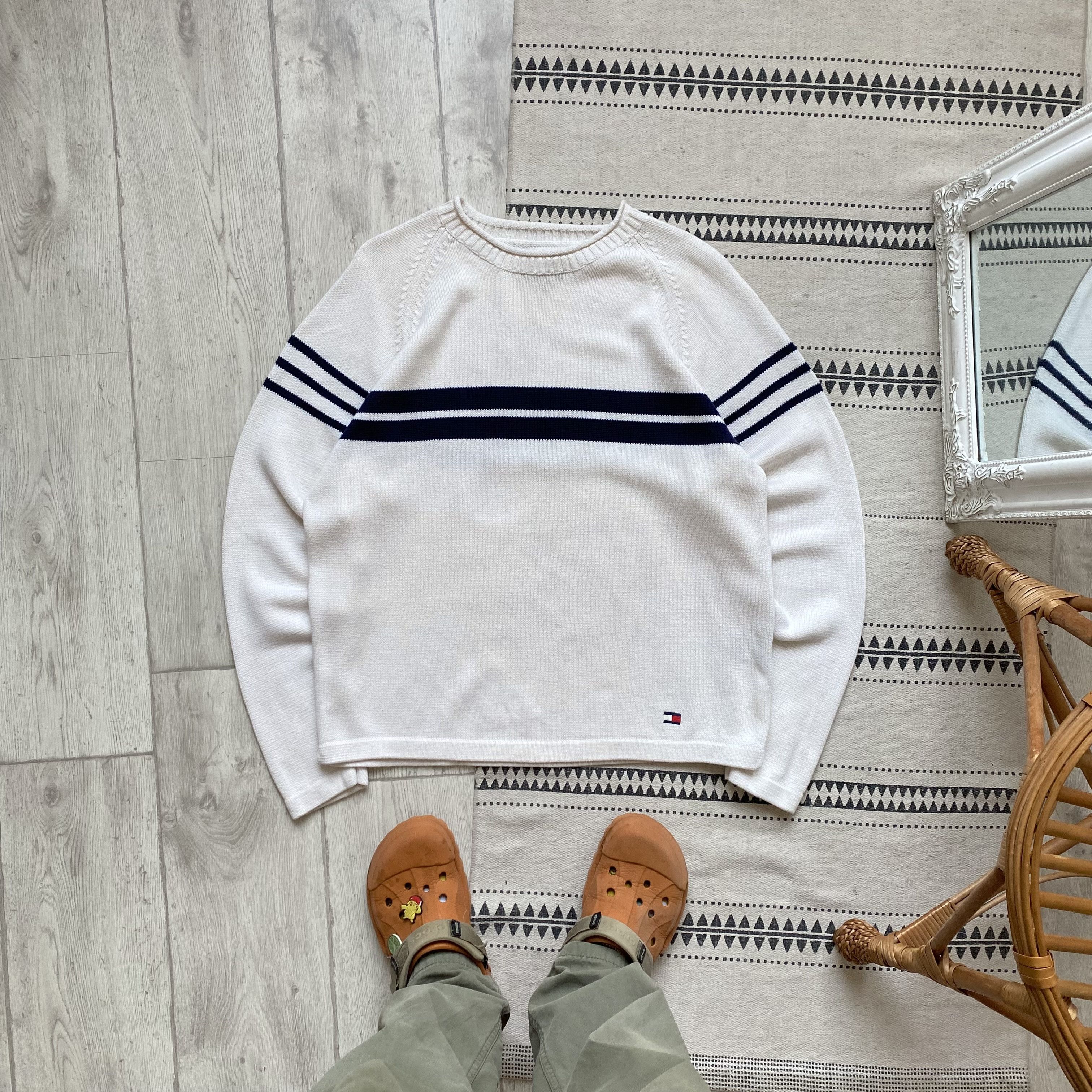 Tommy Hilfiger Vintage 90s Tommy Hilfiger sweater Y2K opium Avatarde Size US M / EU 48-50 / 2 - 1 Thumbnail