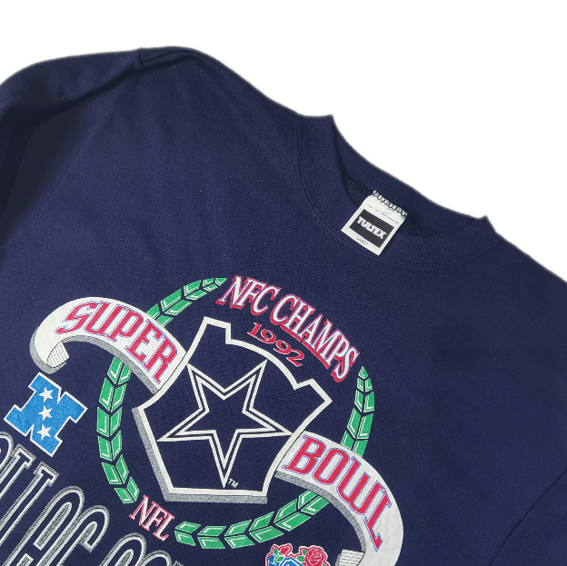 NFL 🇺🇸 90s Super Bowl Dallas Cowboys Crewneck Size US L / EU 52-54 / 3 - 3 Thumbnail
