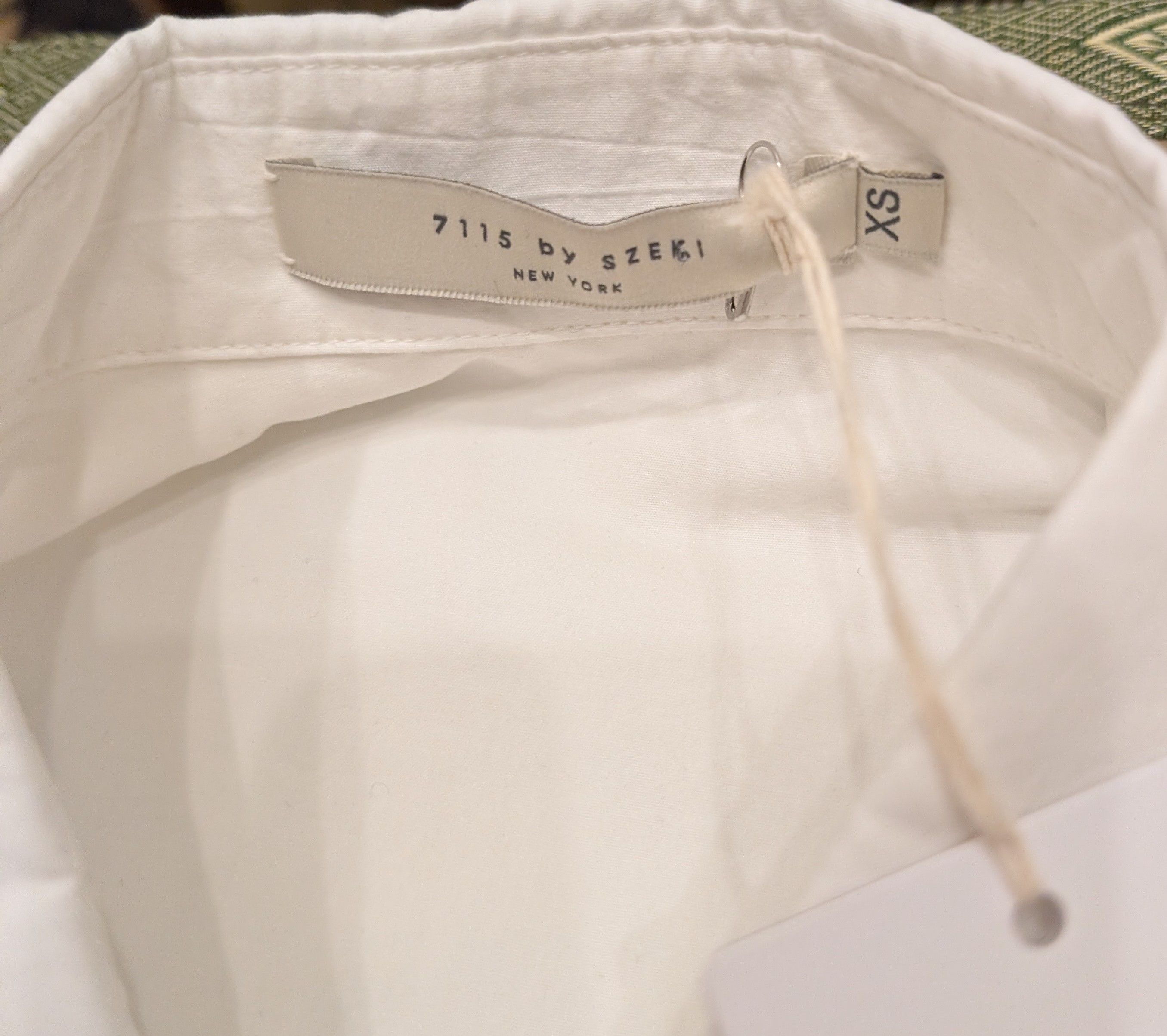 7115 by Szeki NWT 7115 by Szeki Cocoon Dress Shirt Off White Size XS / US 0-2 / IT 36-38 - 3 Thumbnail