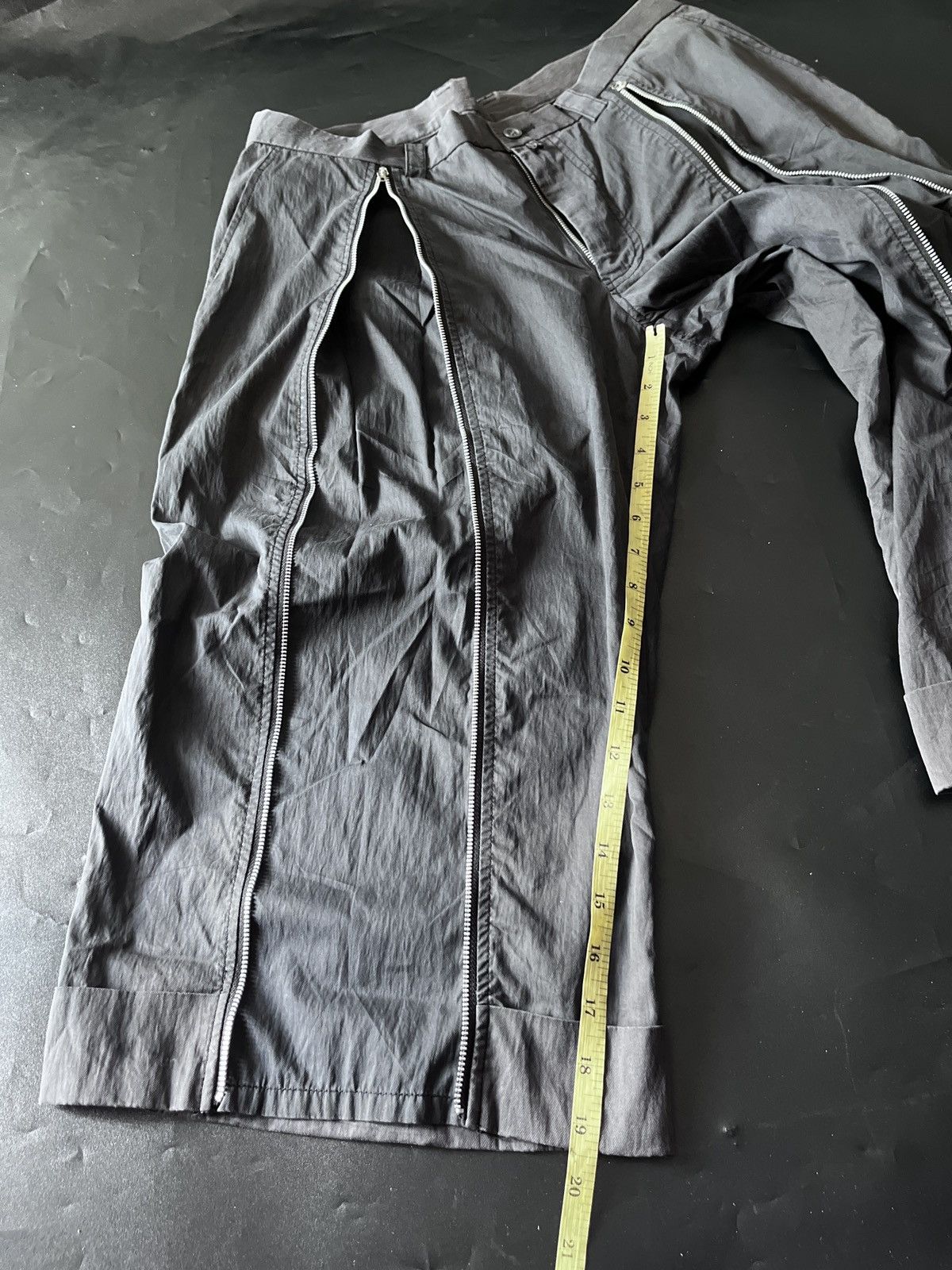 Japanese Brand Comme Ca Collection Crazy Zipper Rick owens Style Size US 32 / EU 48 - 13 Thumbnail